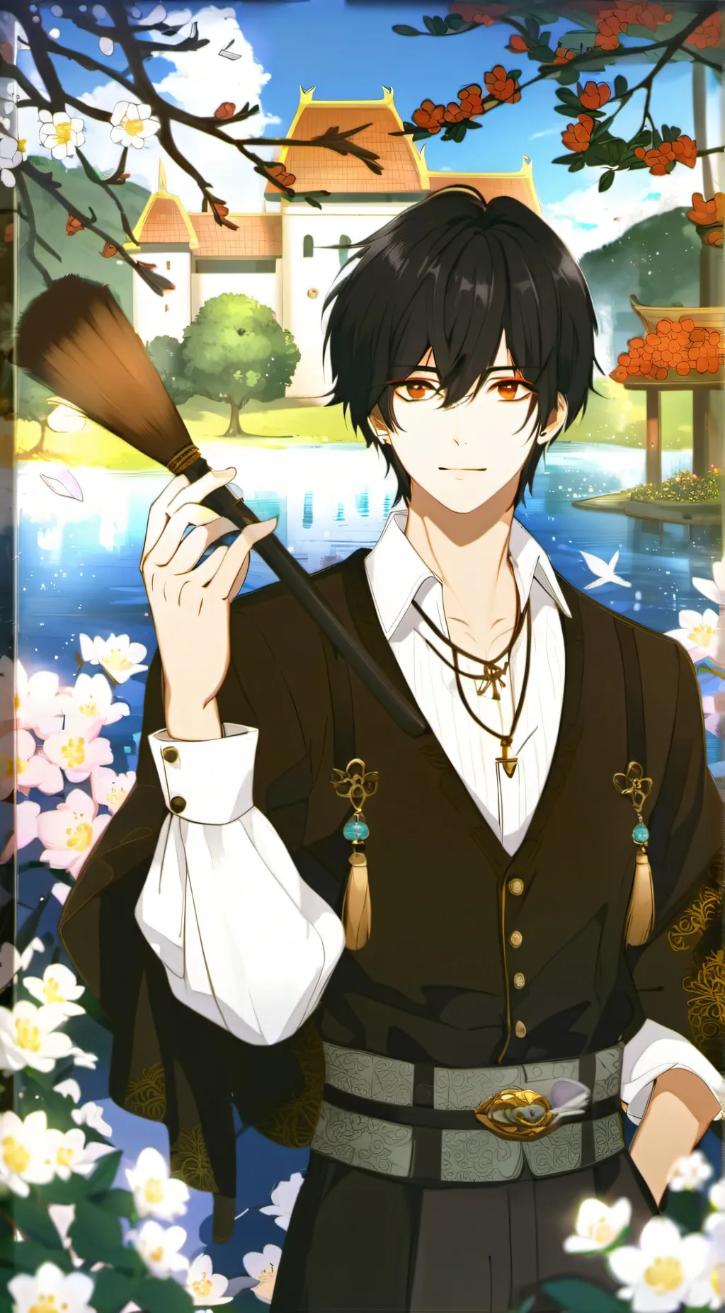 ai character: Luce background