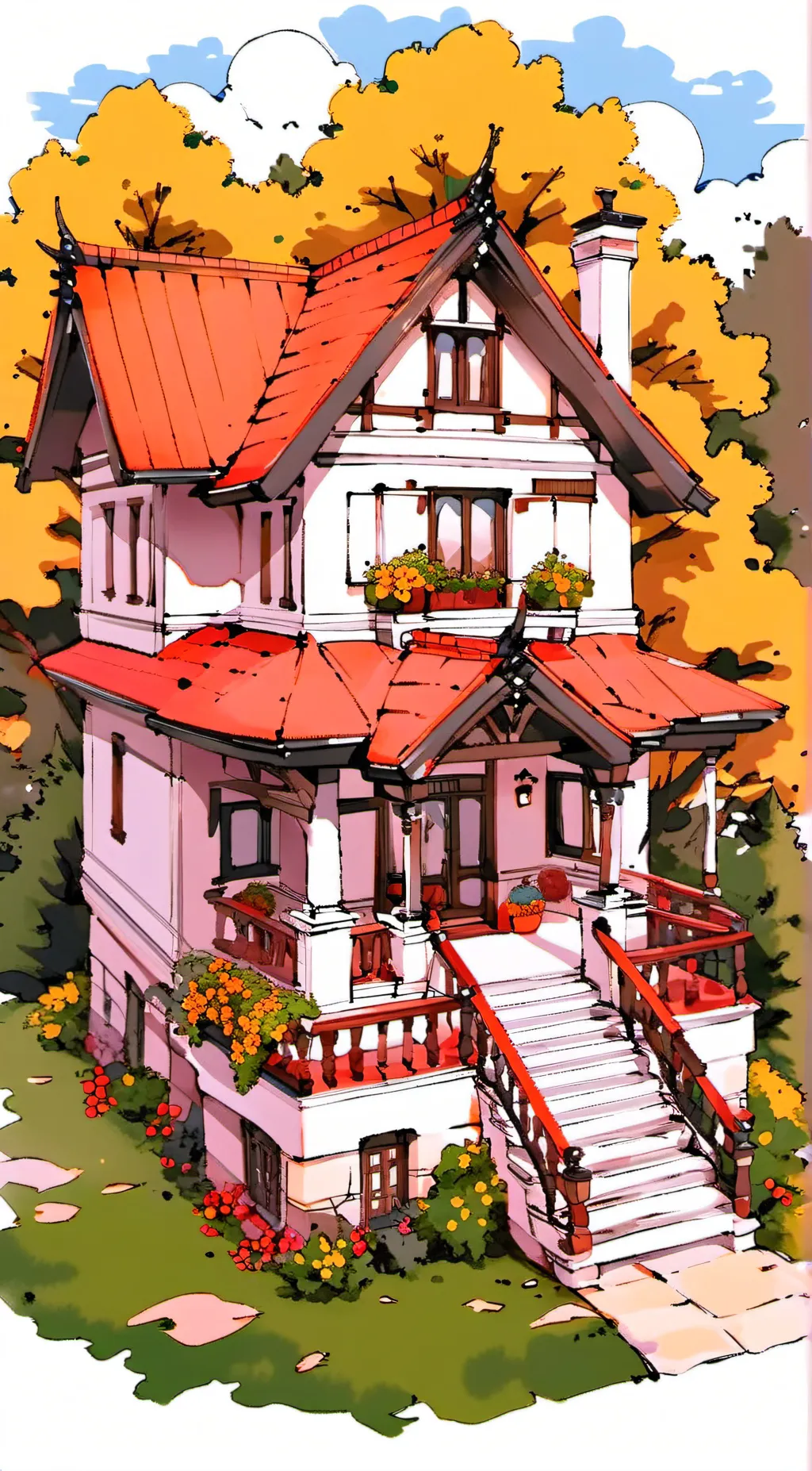 ai character: Smiling Critters  background