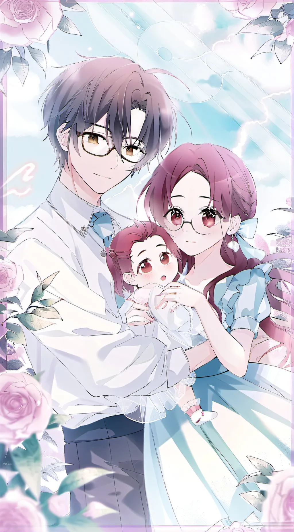 ai character: HP (New Baby) background