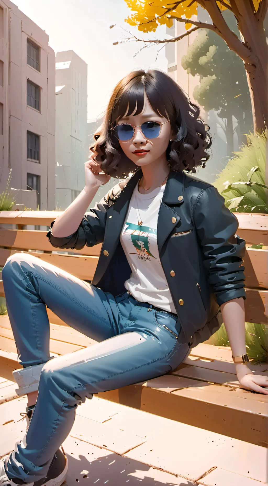 ai character: zeah background