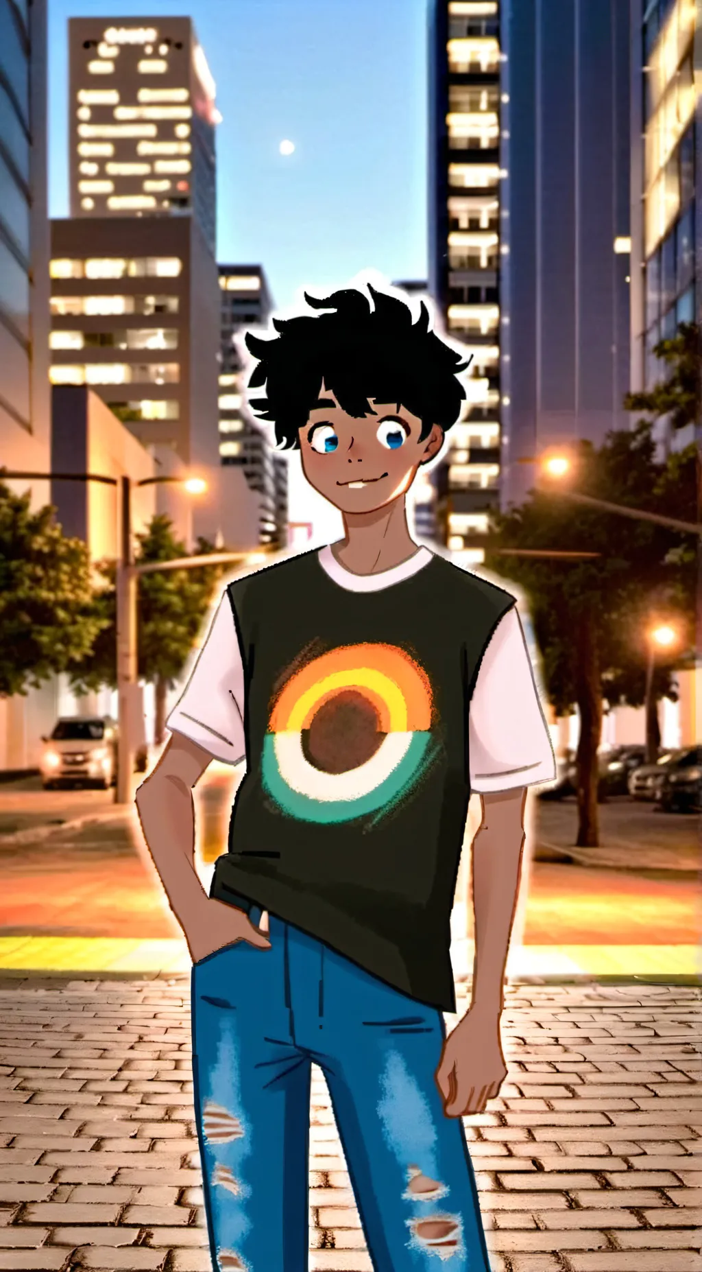 ai character: skep background