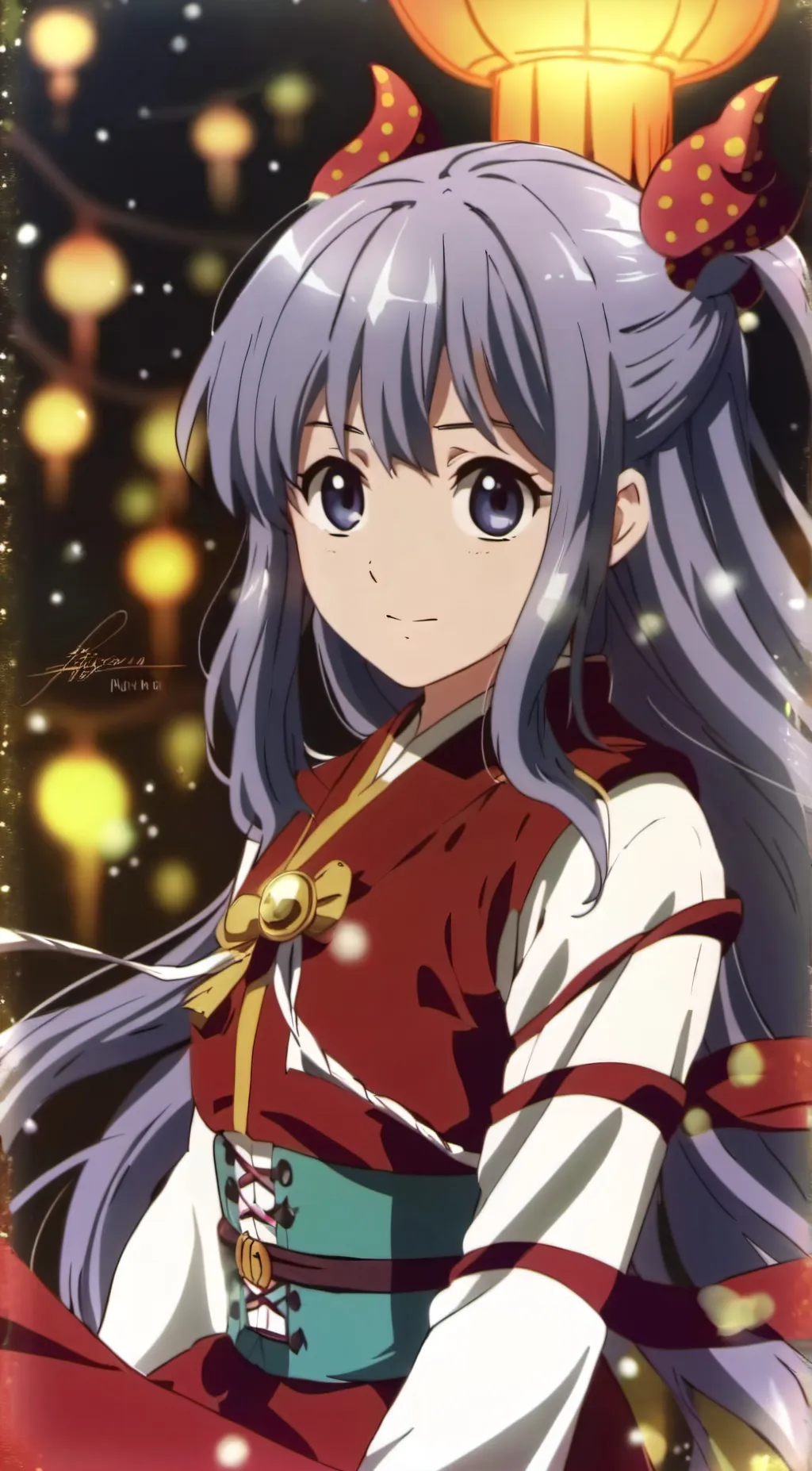 ai character: Luna is jelly background