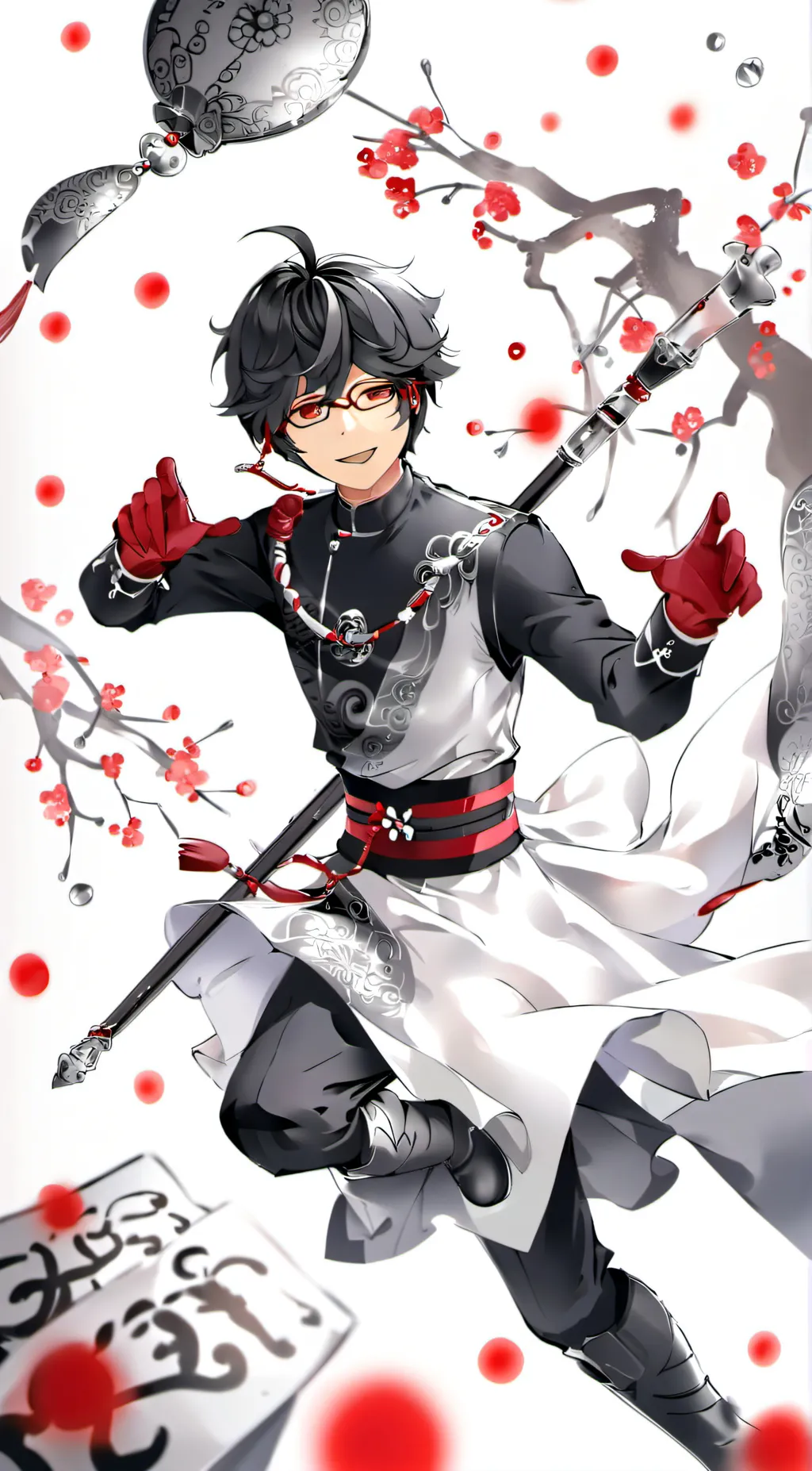 ai character: mark background