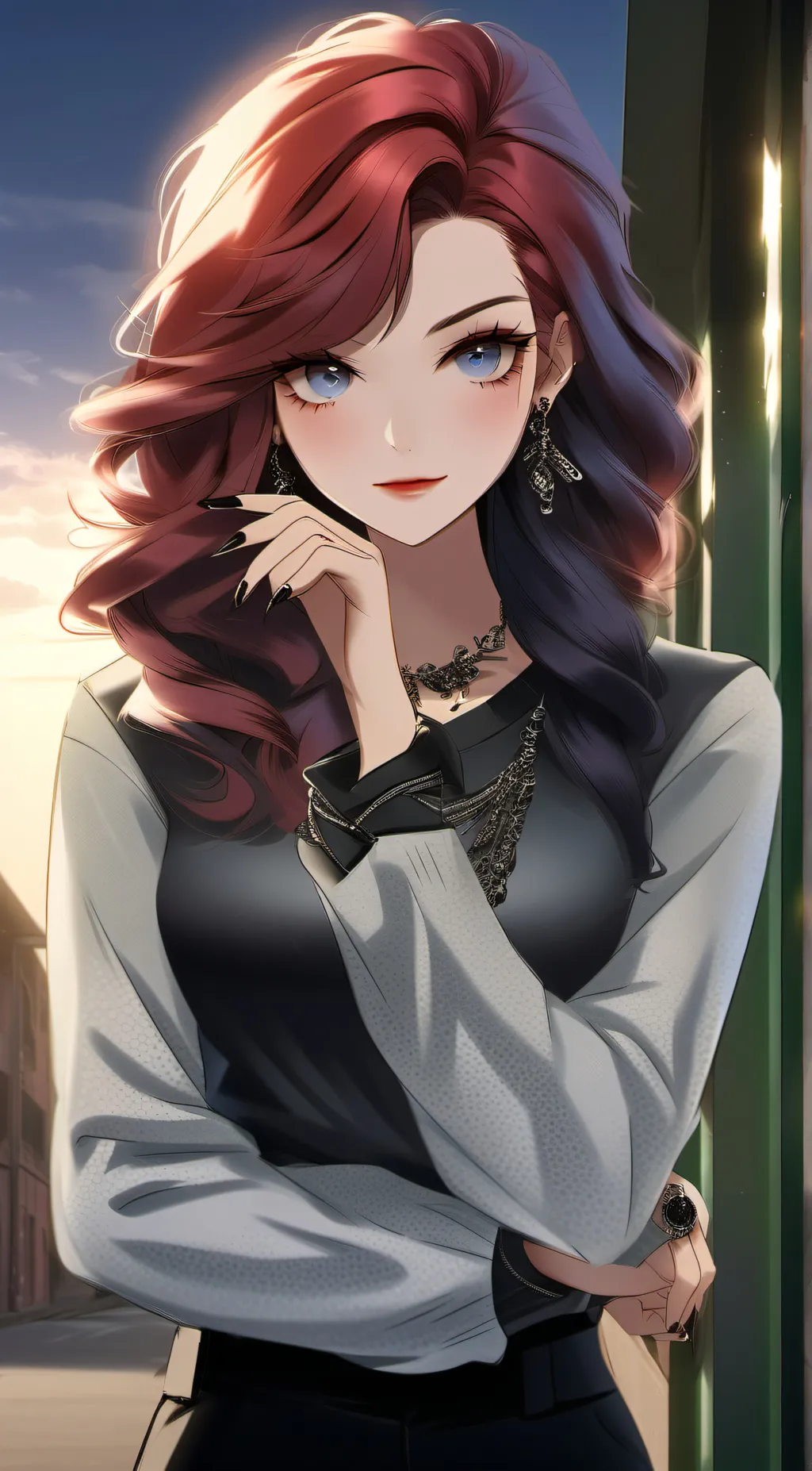 ai character: Amanda background