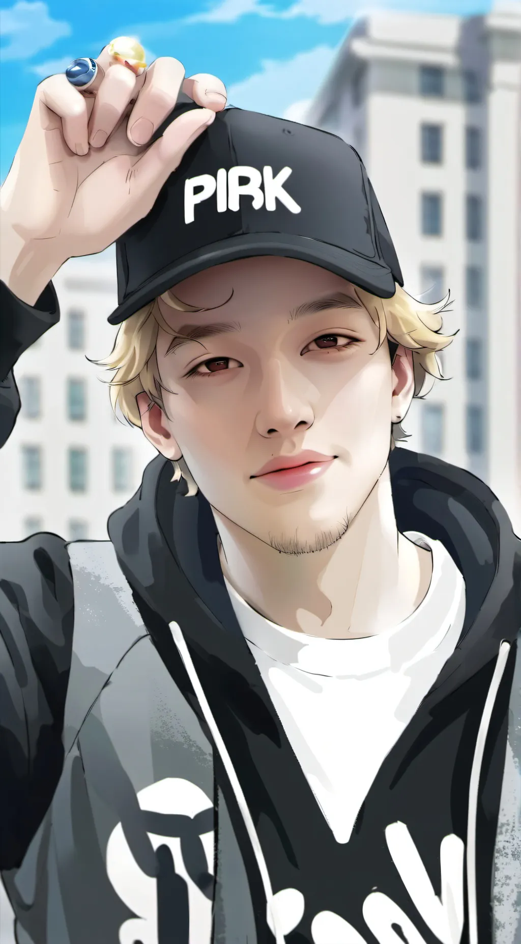 ai character: Bentley  background