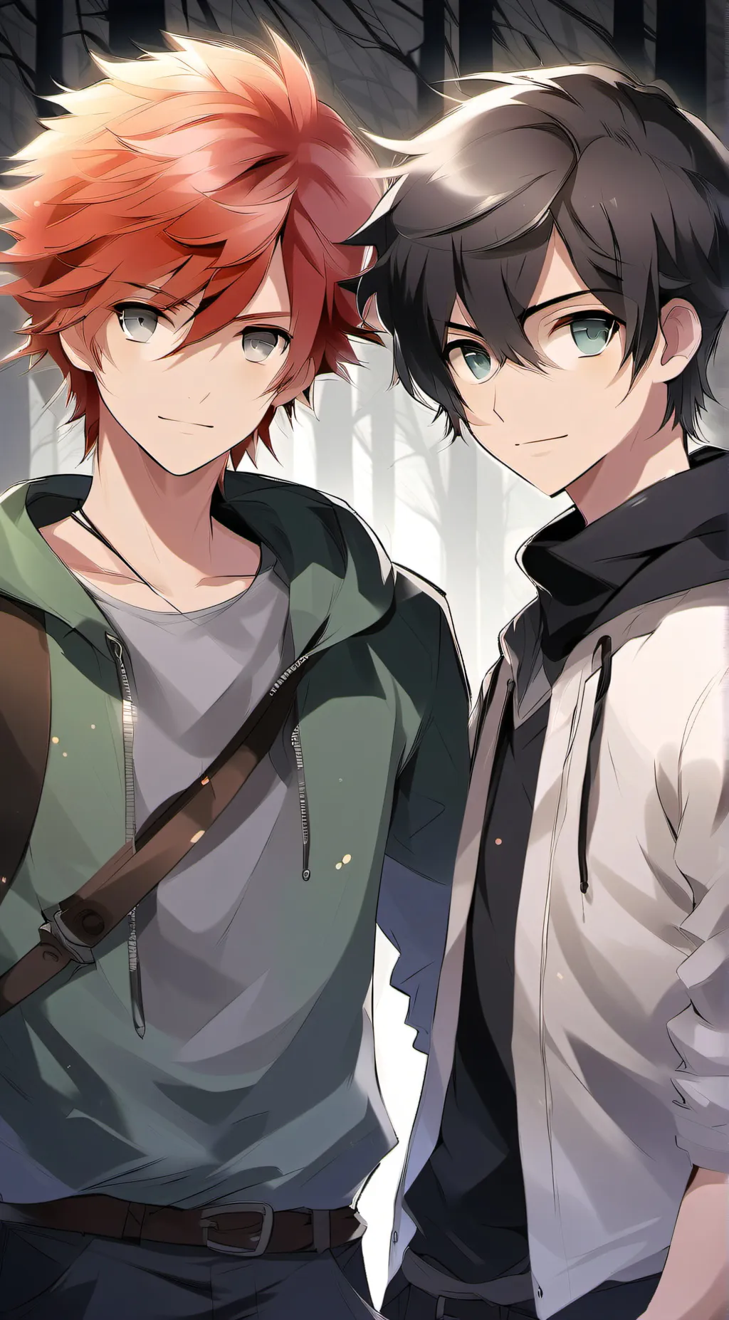 ai character: Noah and Zach background