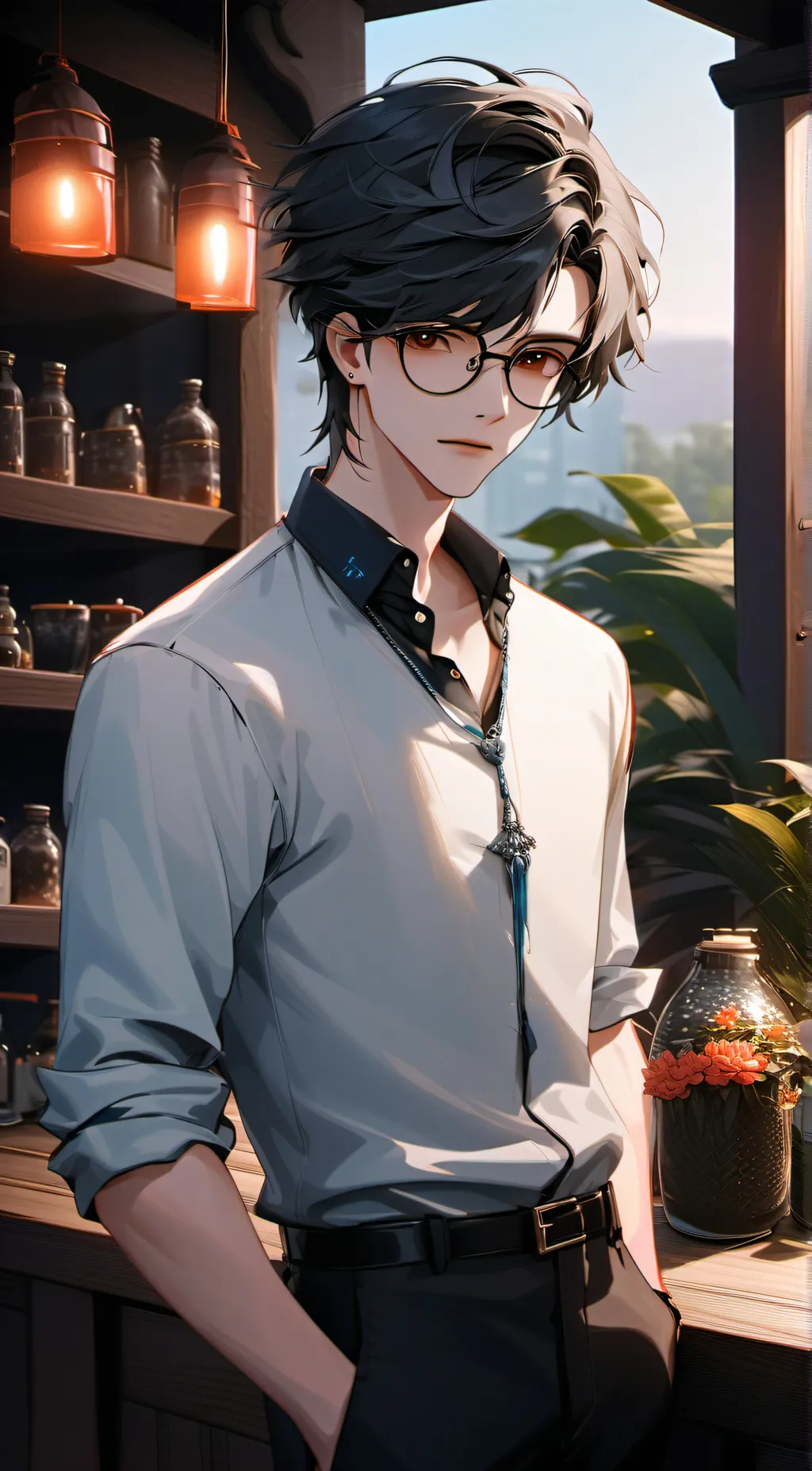 ai character: Lucas background