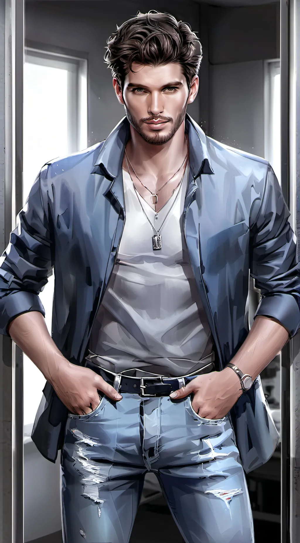 ai character: James ~BL~ background