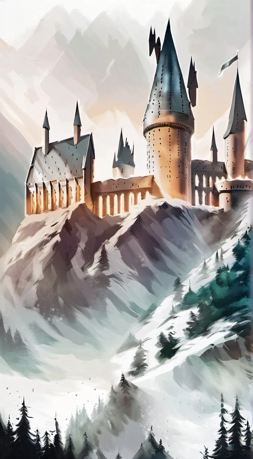 ai character: Hogwarts background