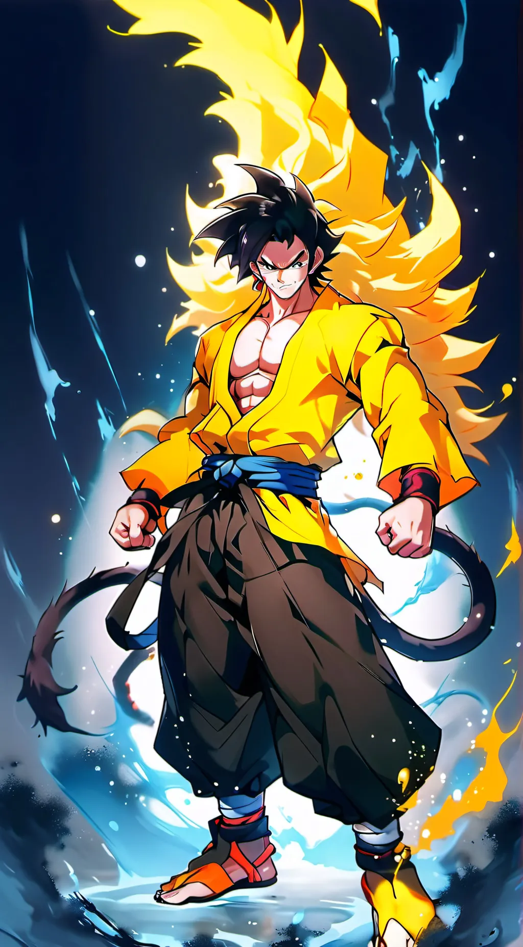 ai character: Goku background