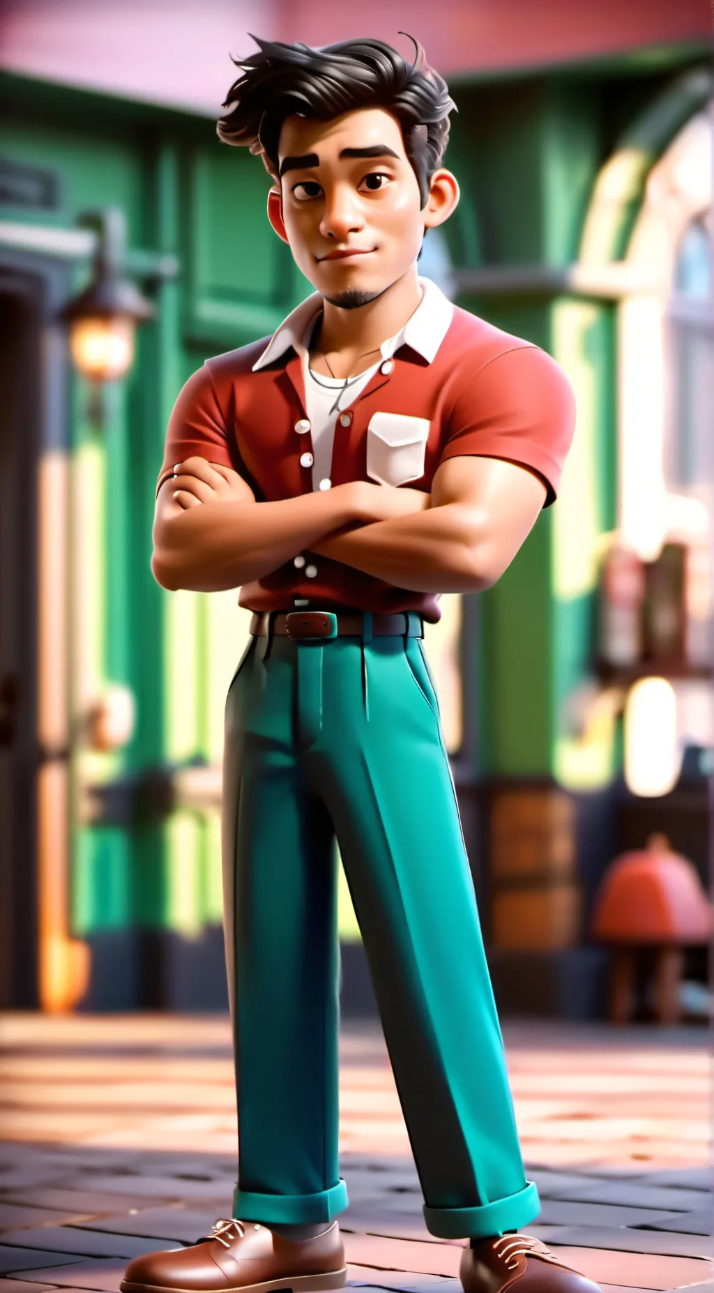 ai character: David background