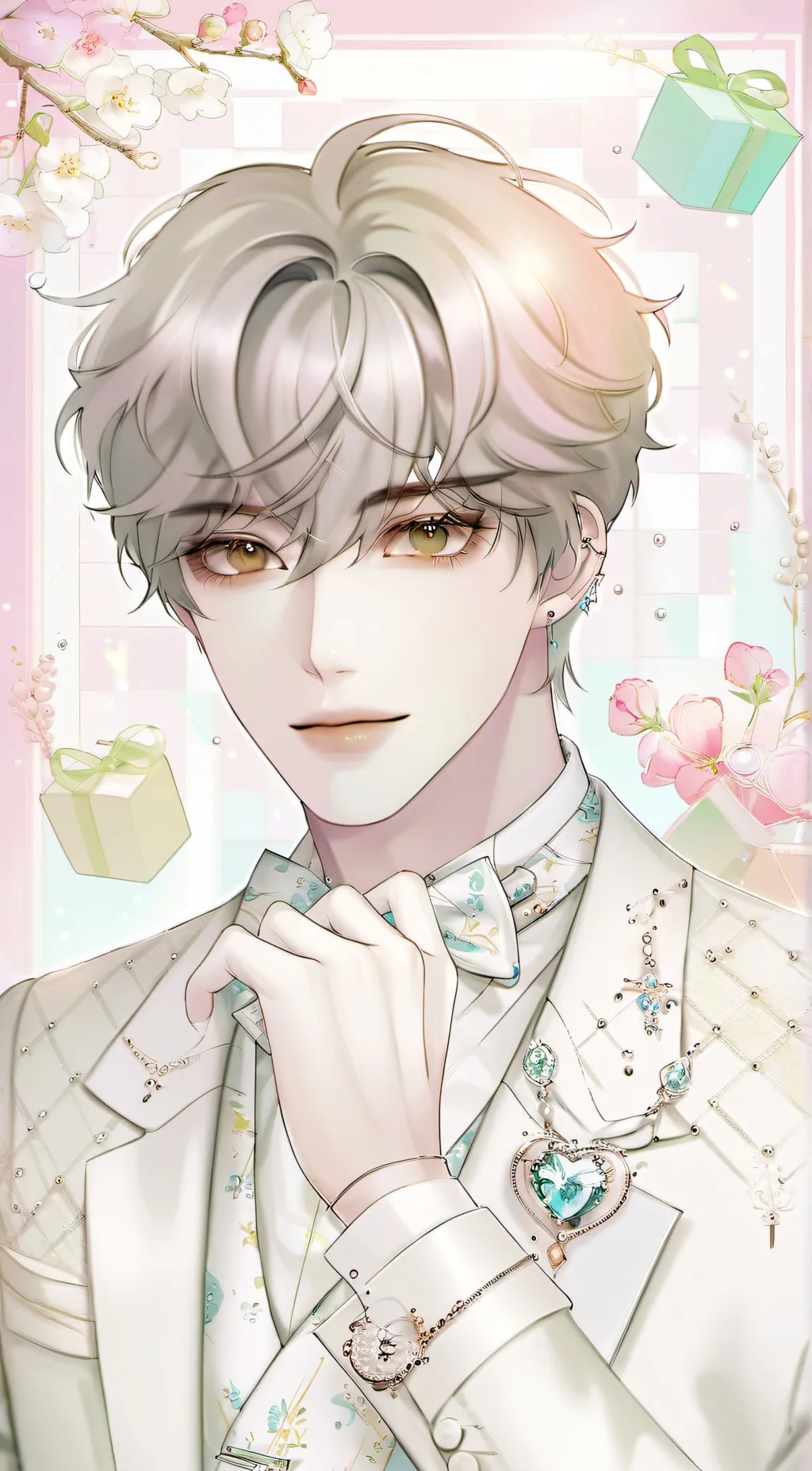 ai character: Leo. background