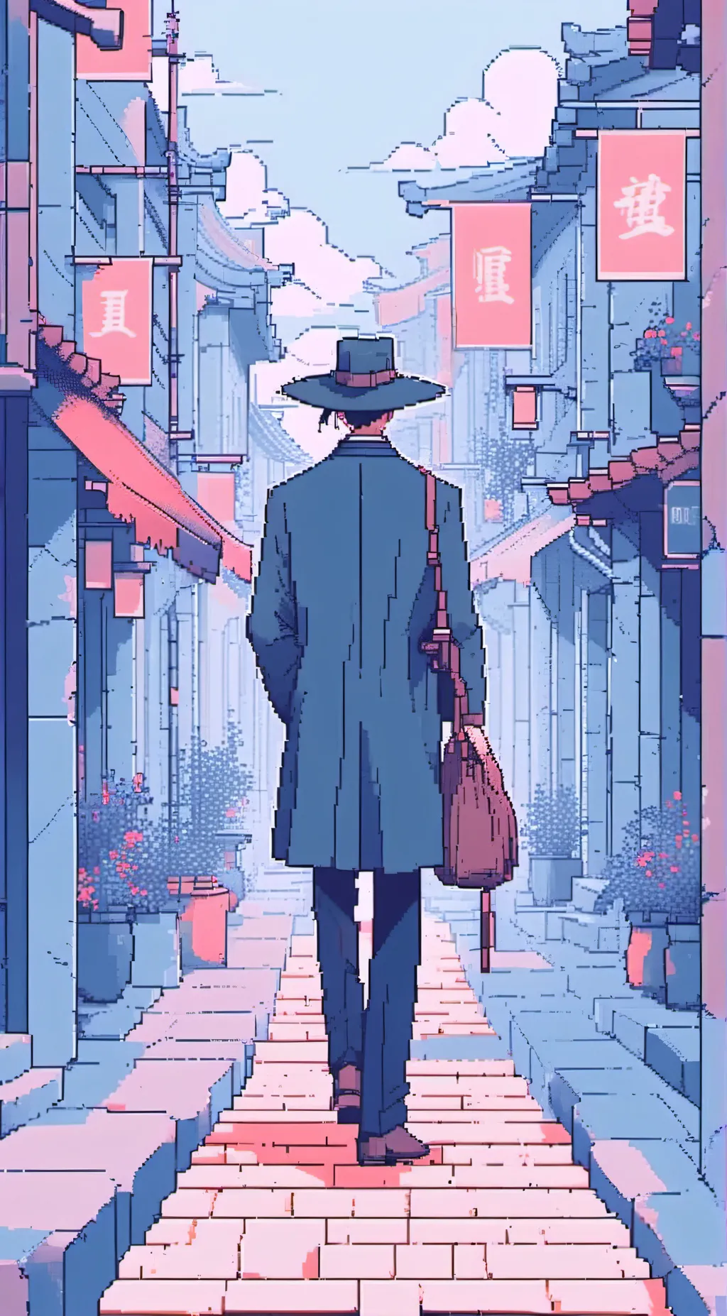 ai character: doorman  background