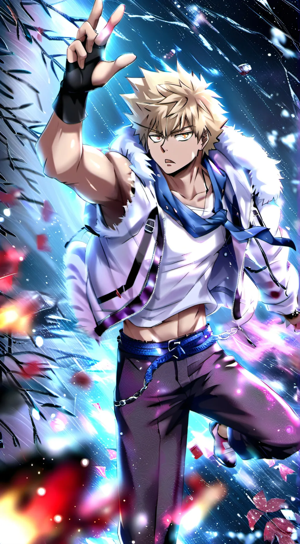 ai character: Bakugo background