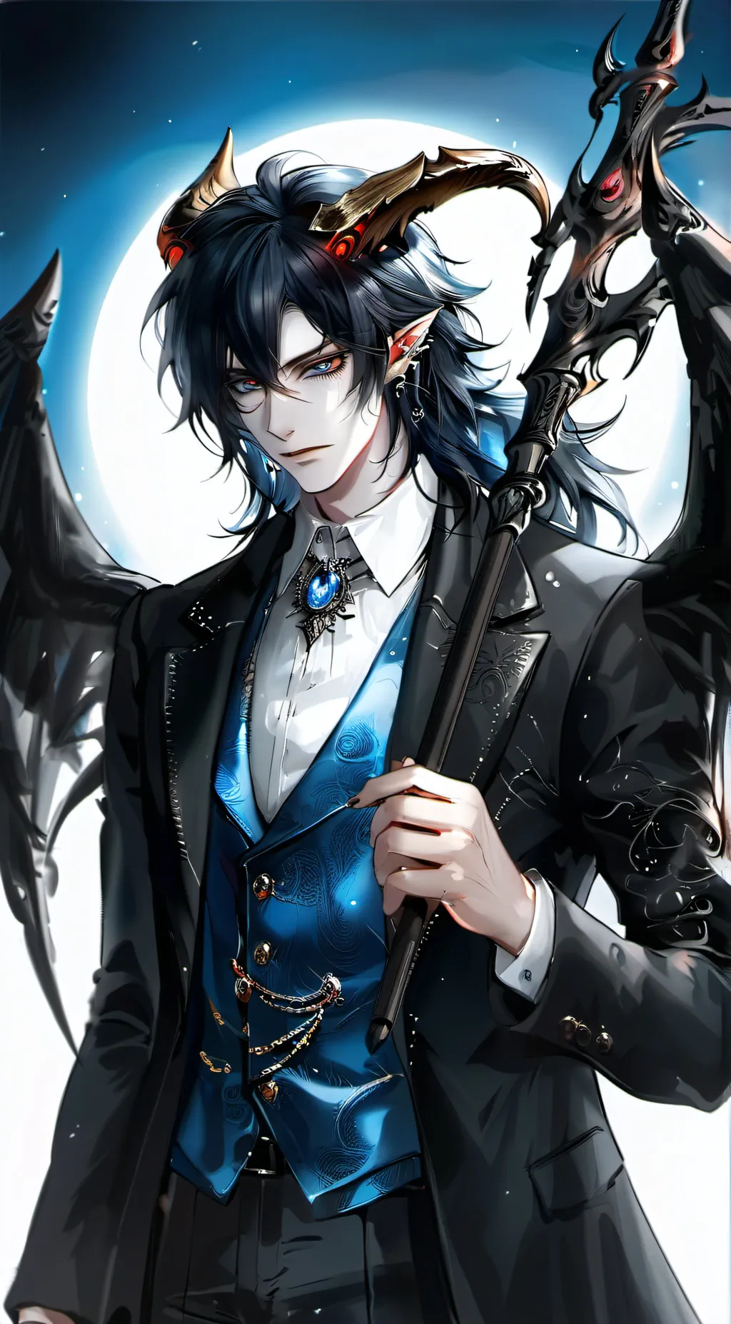 ai character: King Lazarus background