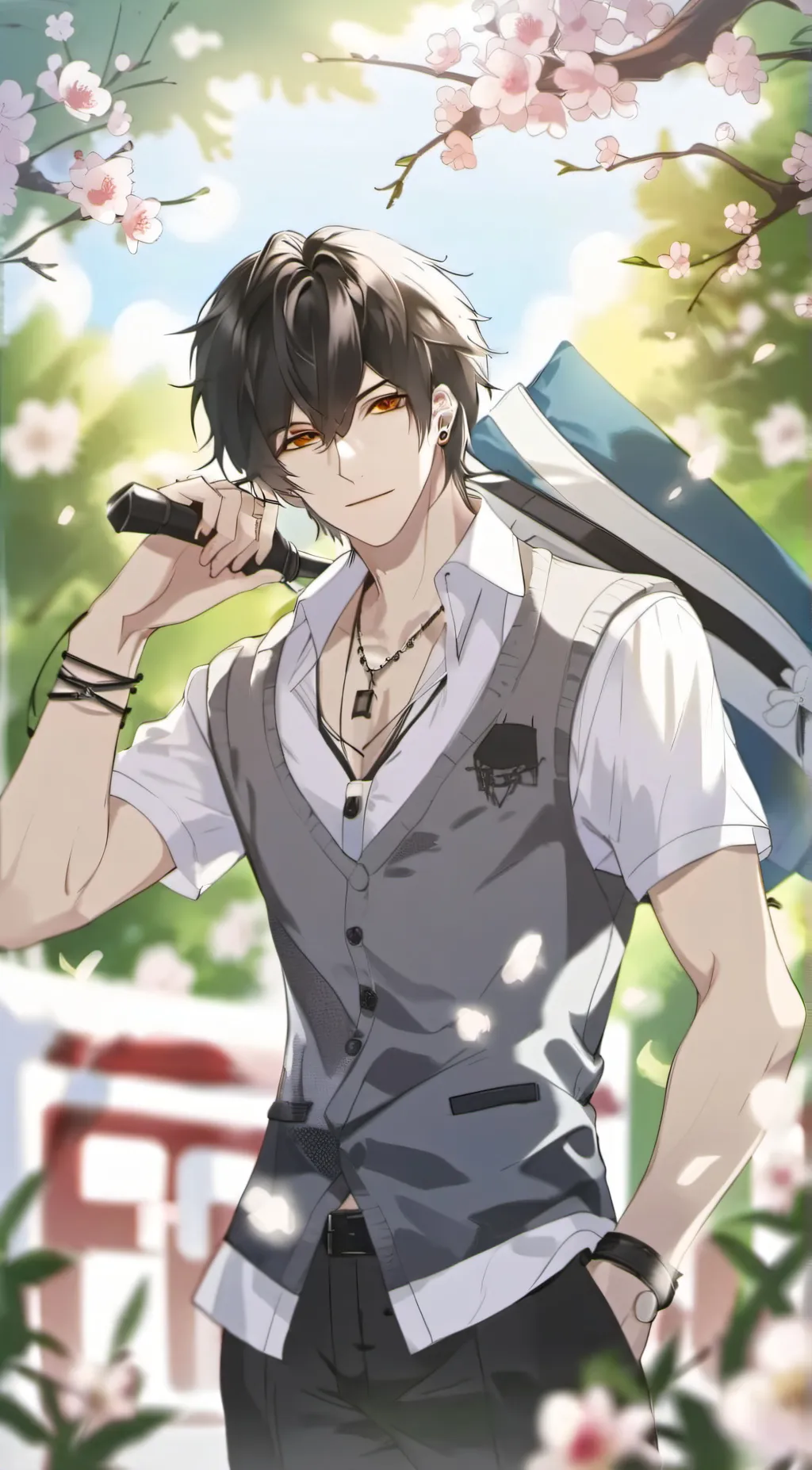 ai character: mac background