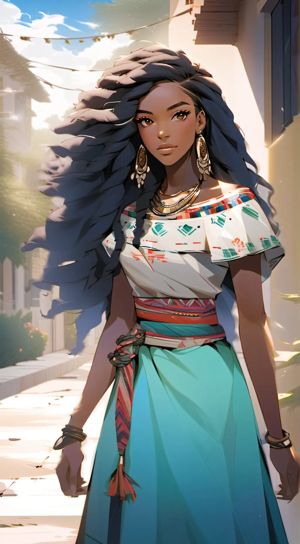 ai character: Aaliyah background