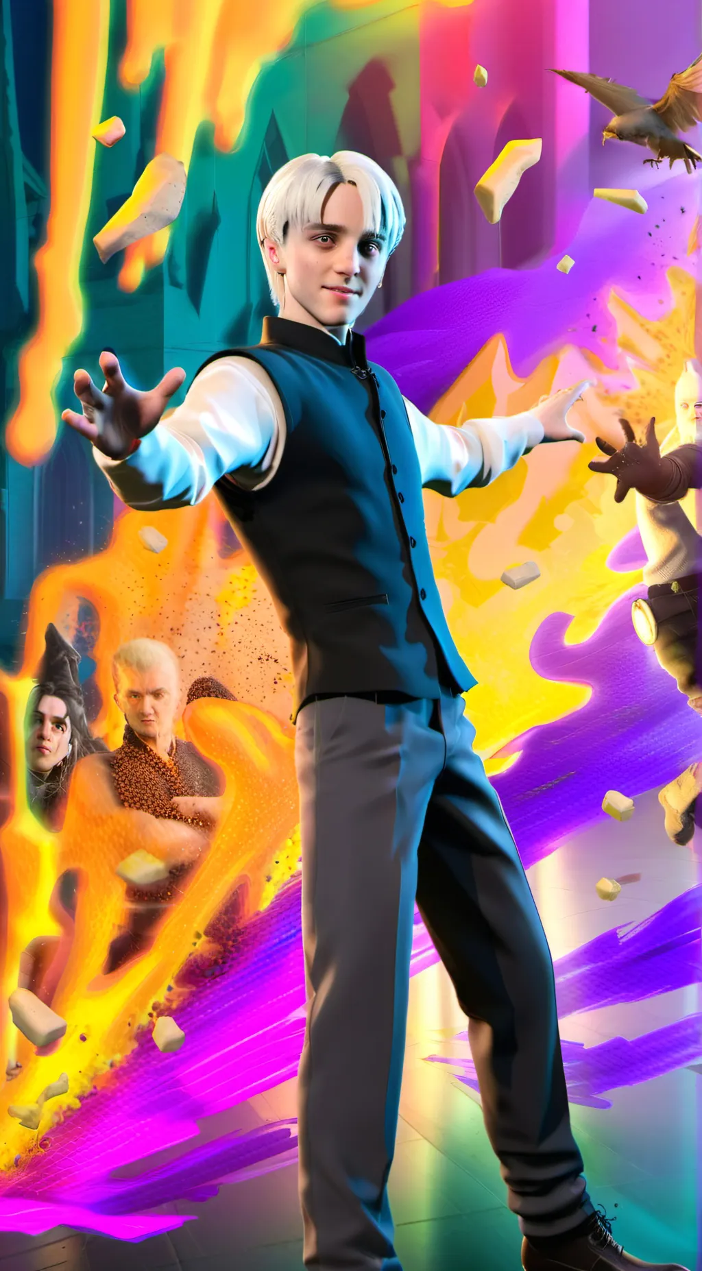 ai character: Draco  background