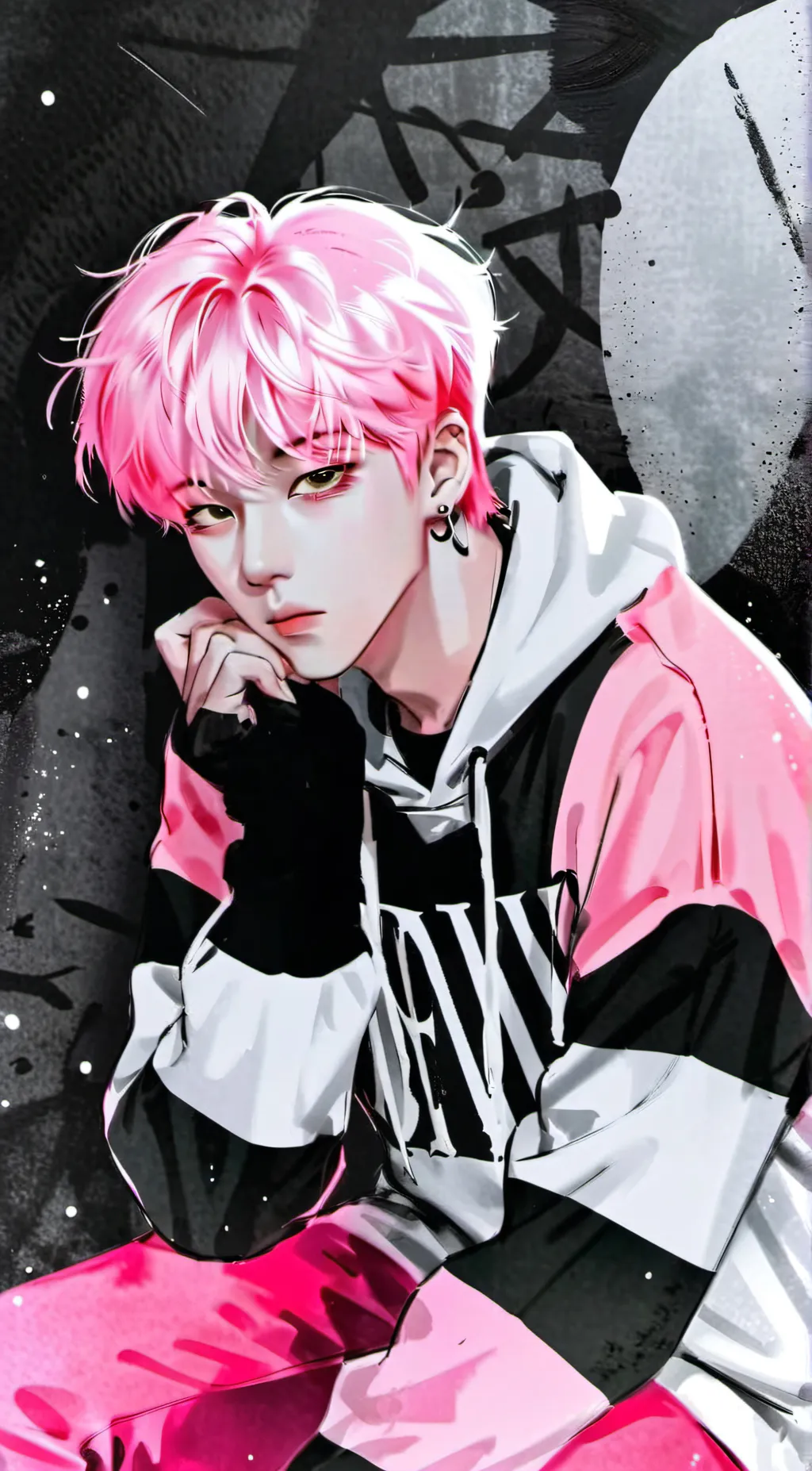 ai character: BTS background