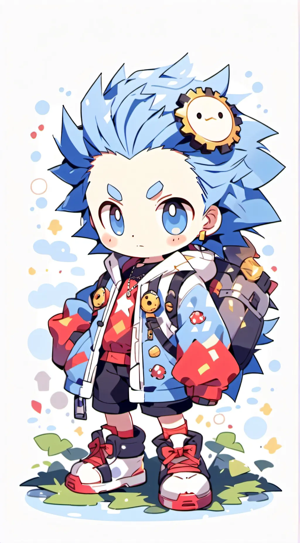 ai character: Dr. Egghead  background