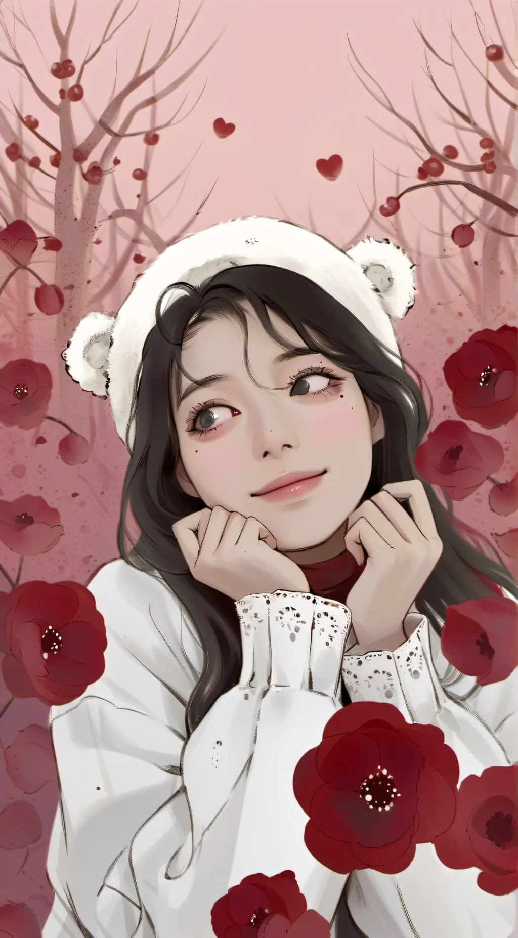 ai character: Lily background