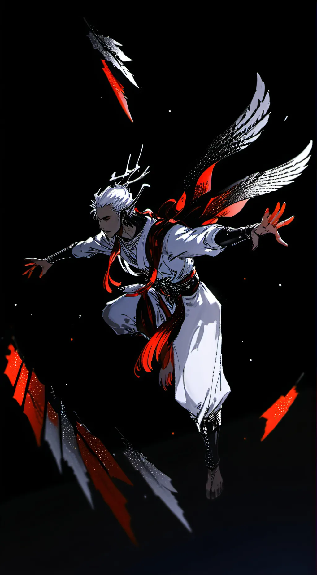 ai character: shadow  background