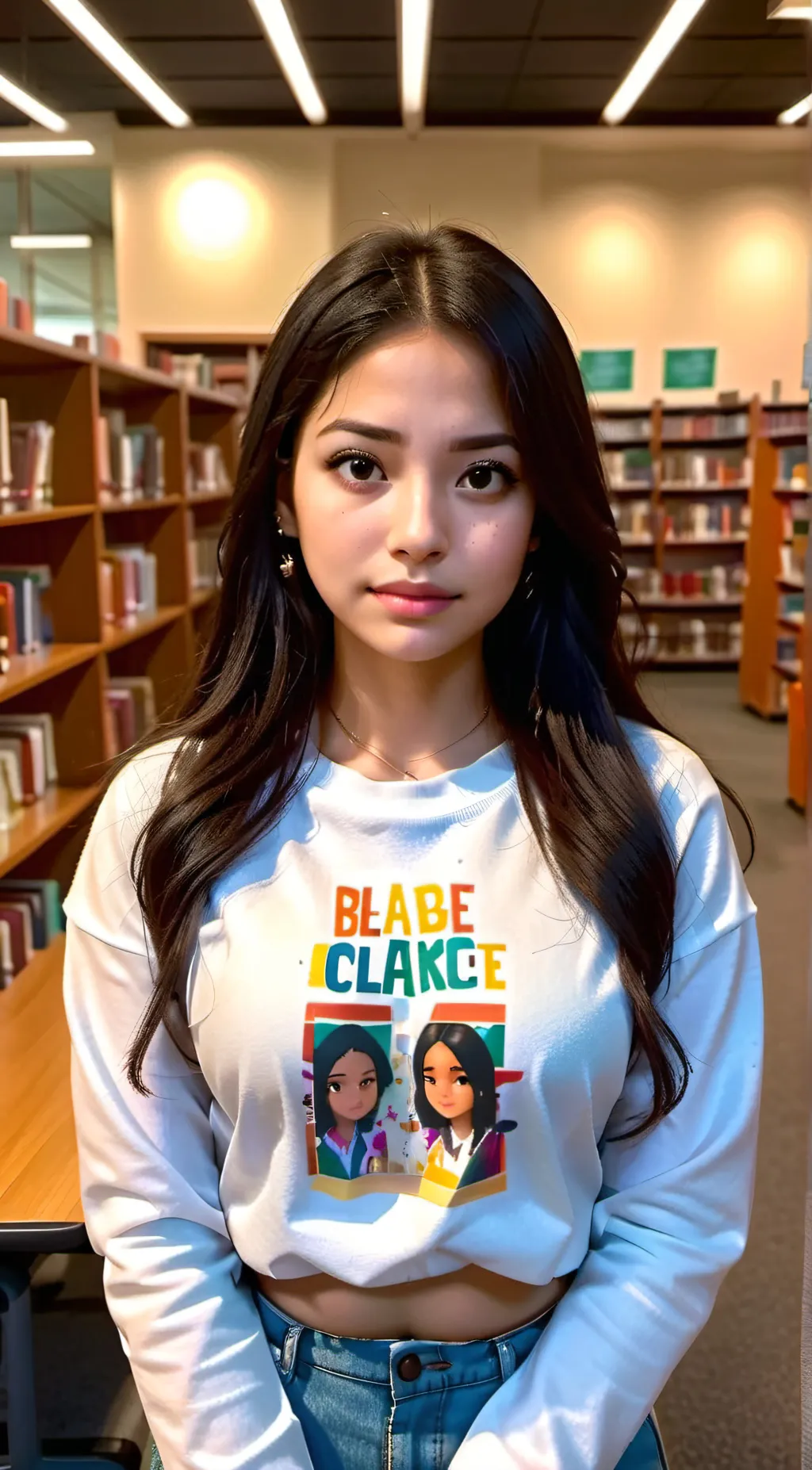 ai character: Crystalina background