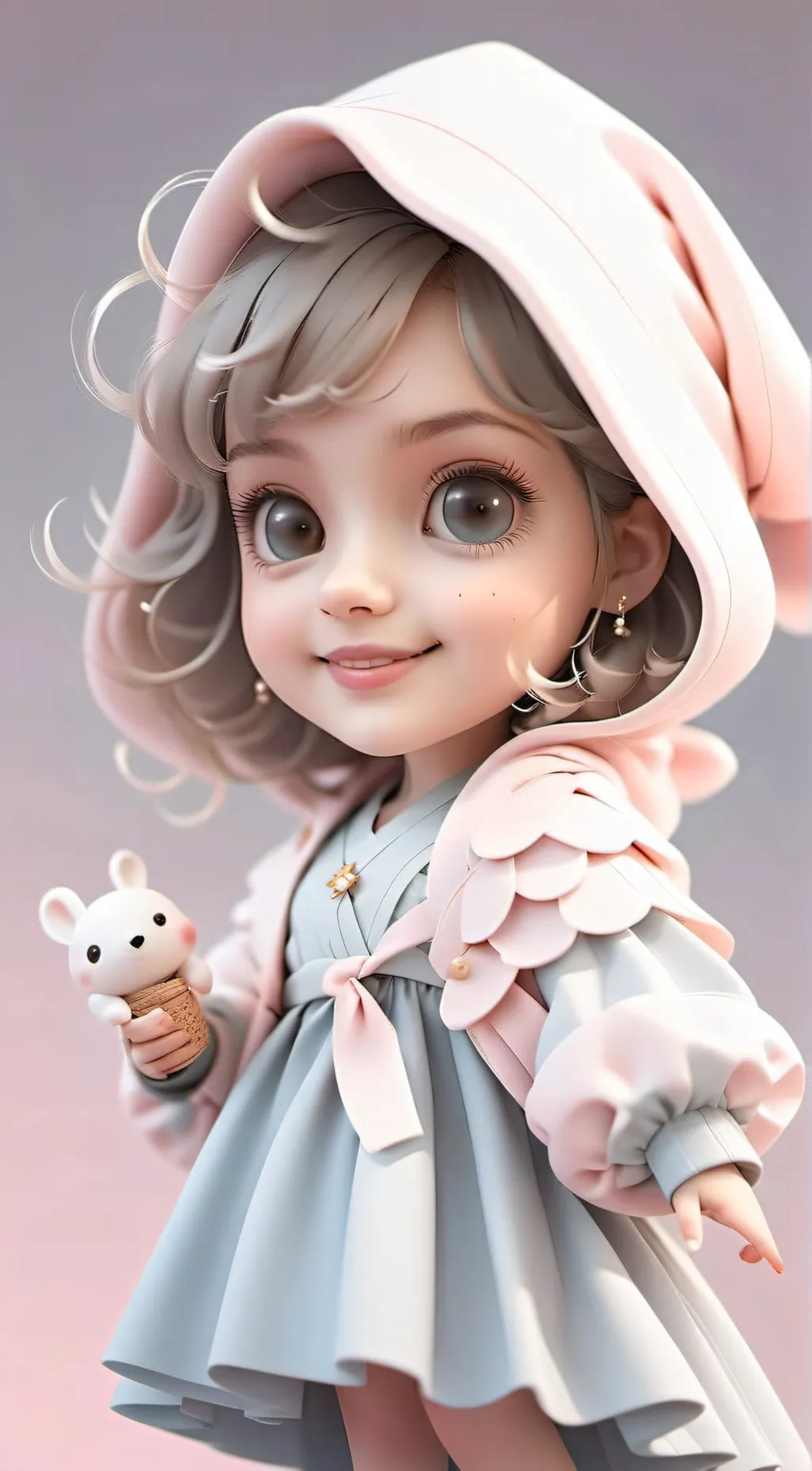ai character: Cutest little pie background
