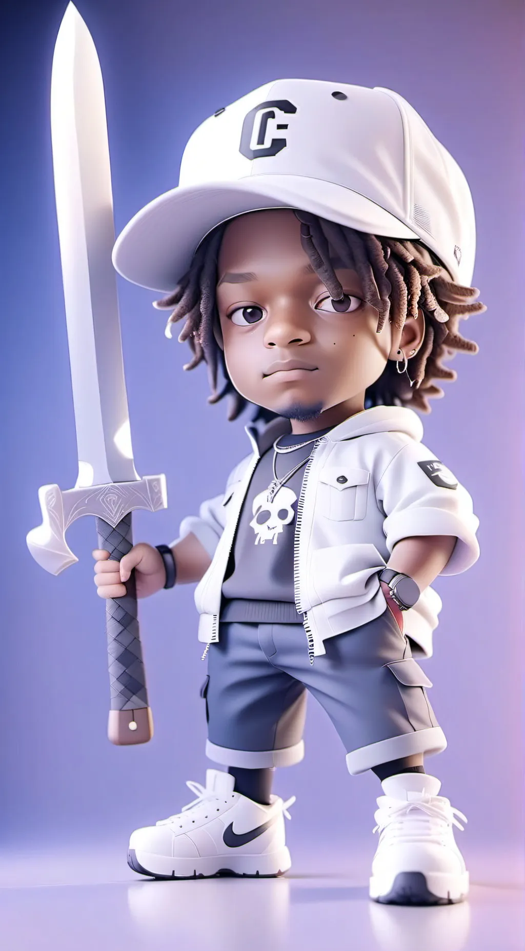 ai character: Phoenix Bloomfield background