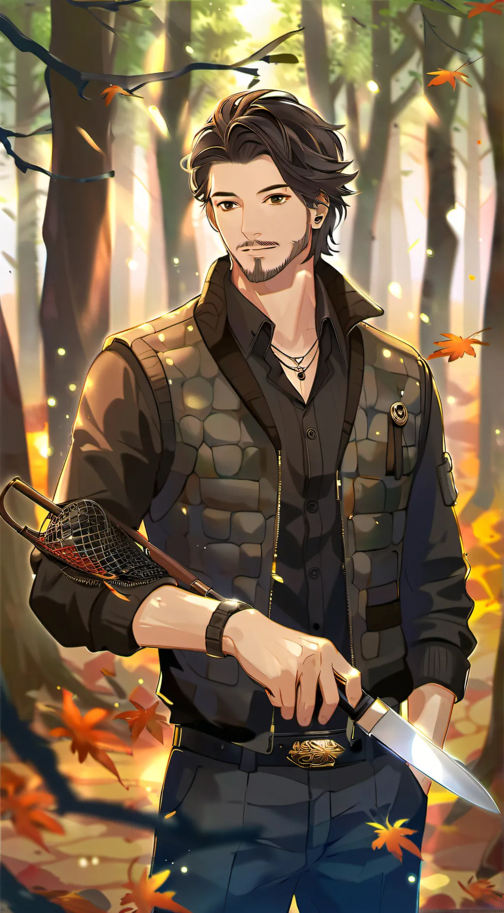 ai character: Hunter background