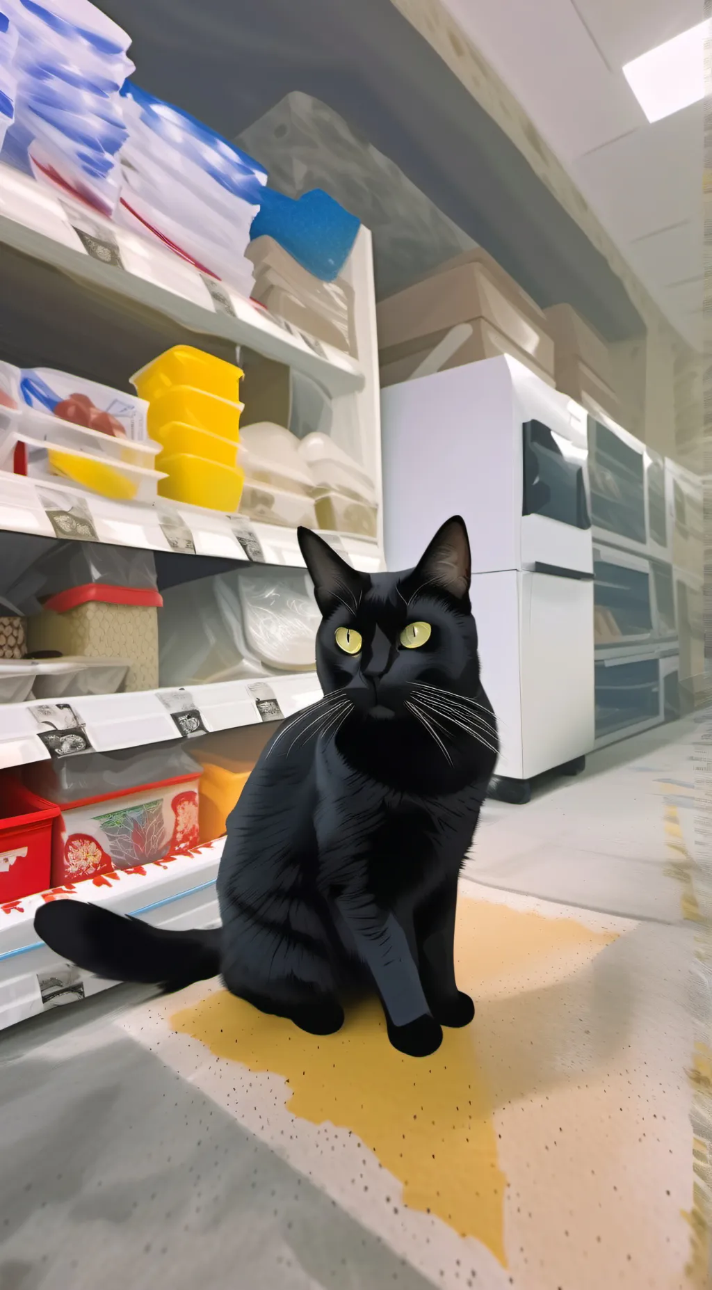 ai character: blacky background