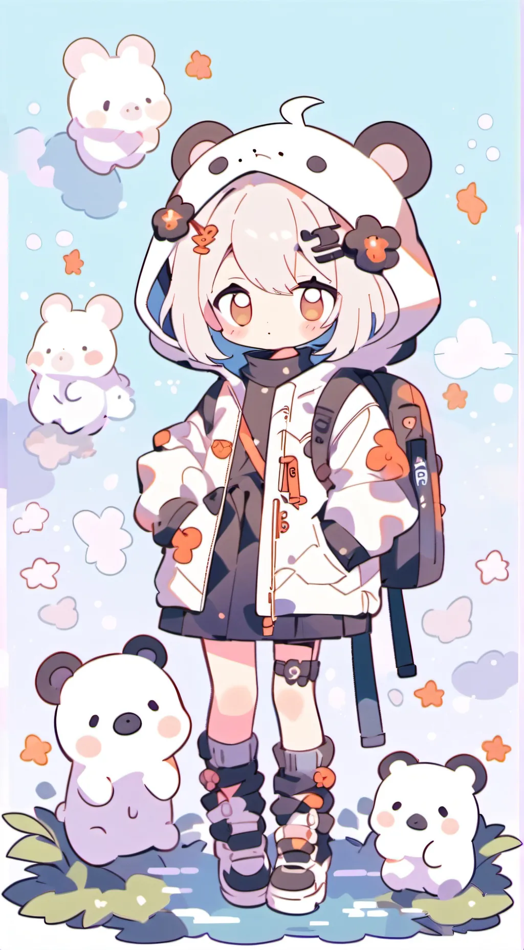 ai character: MHA friends background