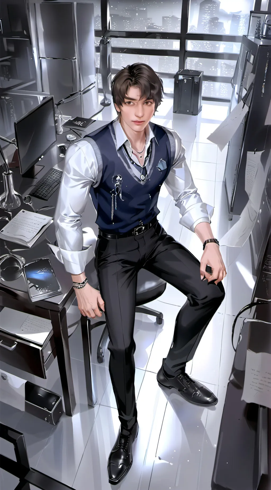 ai character: Colby Brock background