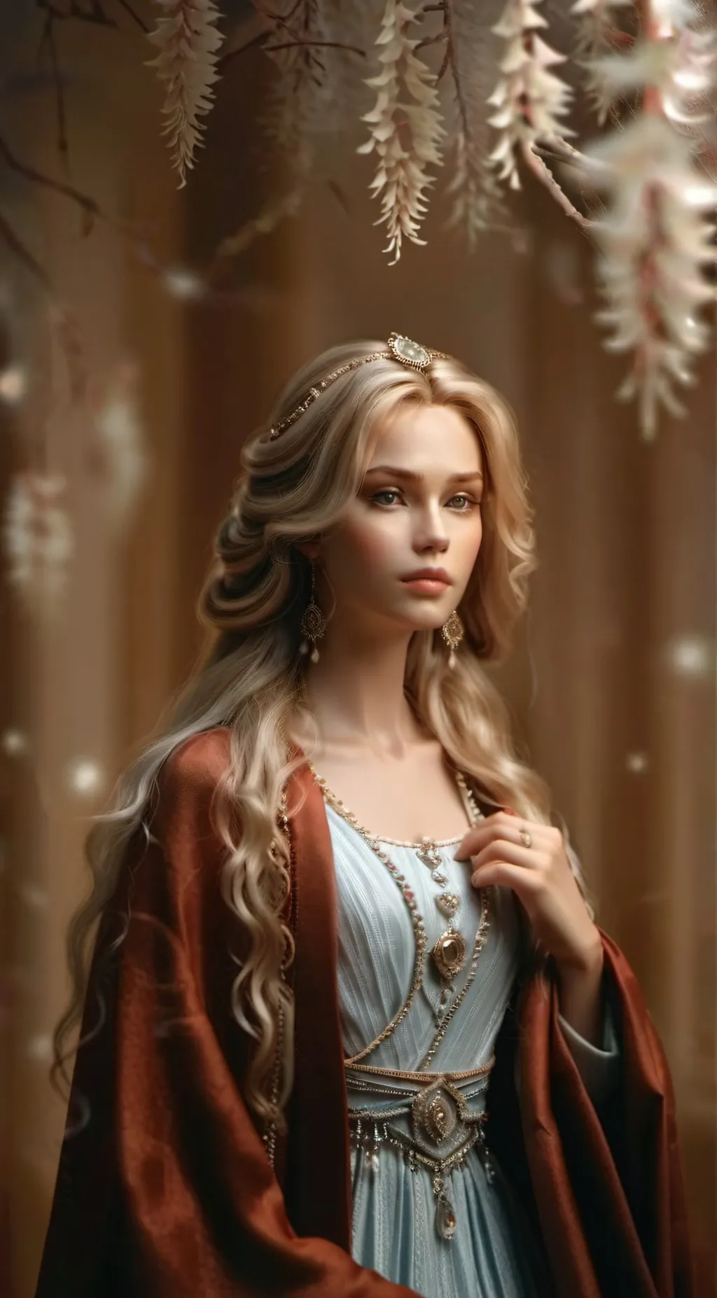 ai character: Princess jasmine  background