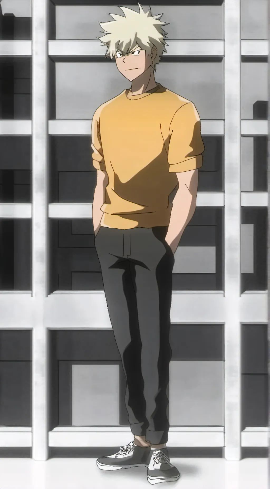 ai character: Bakugo background