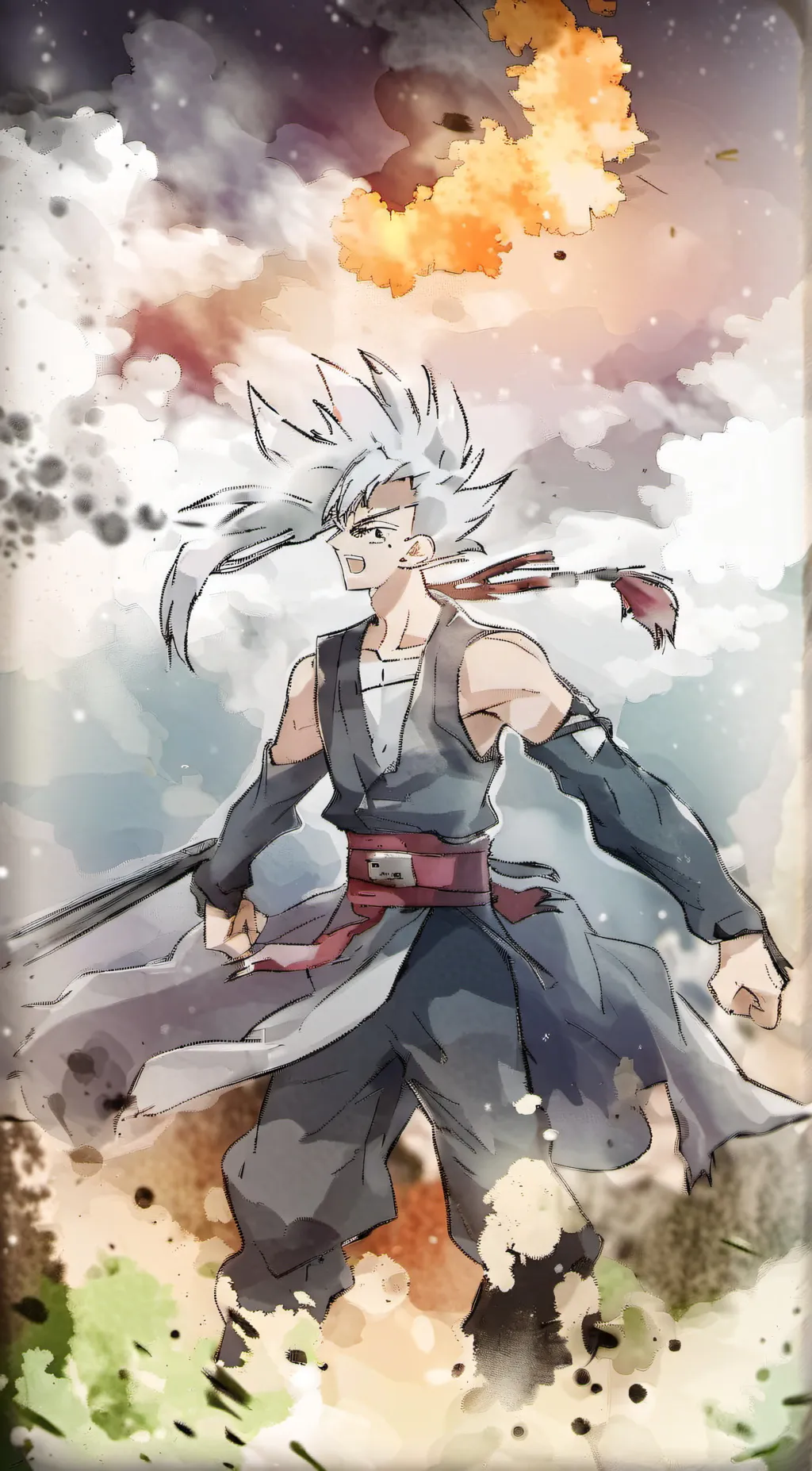 ai character: Saiyon god background