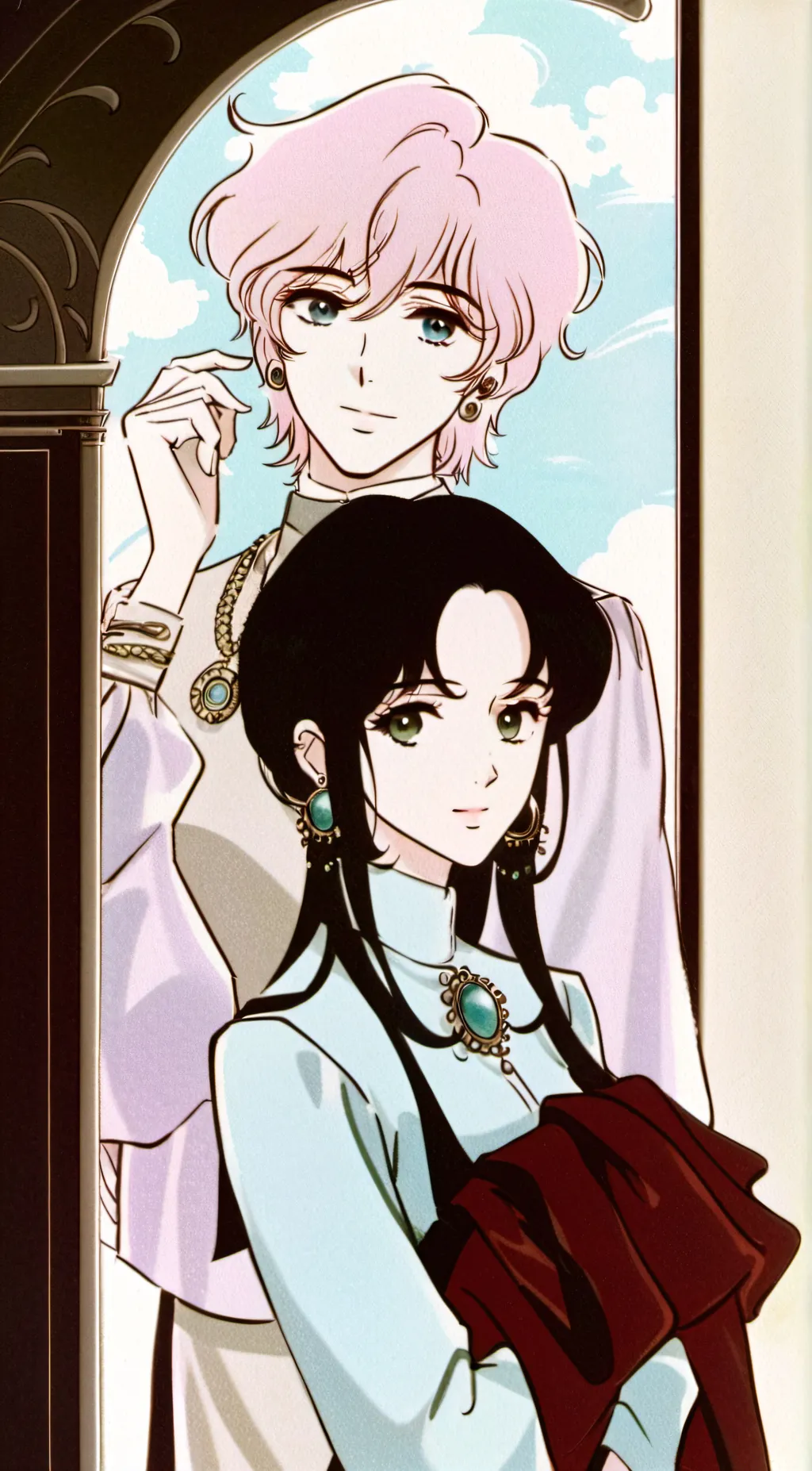 ai character: Aria background