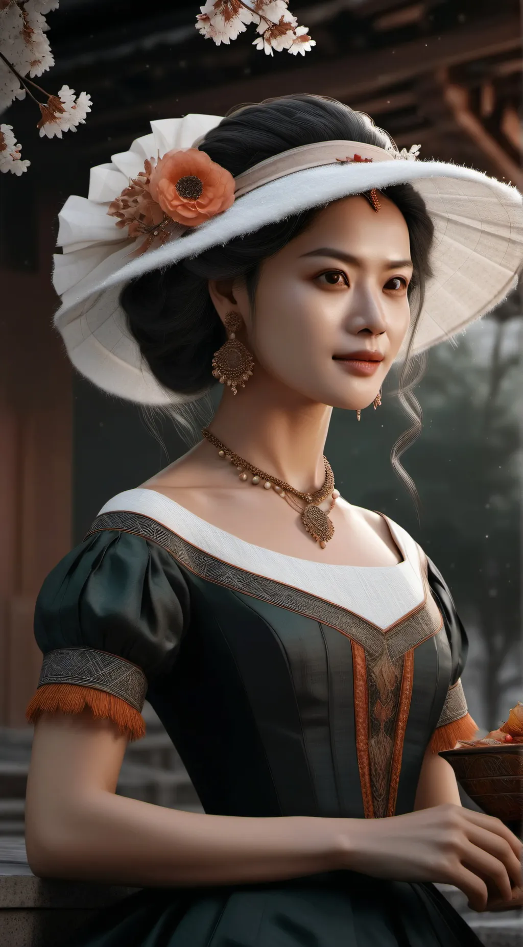 ai character: Your girlfriend  background