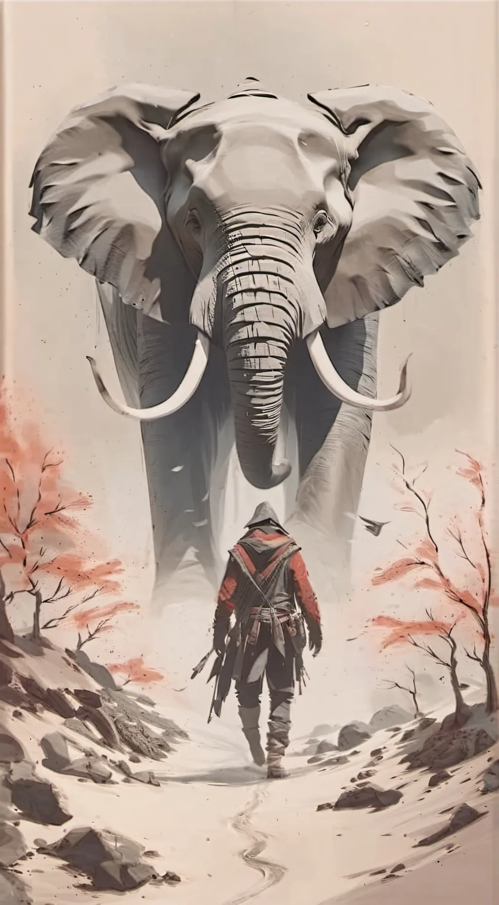 ai character: Mha weird background