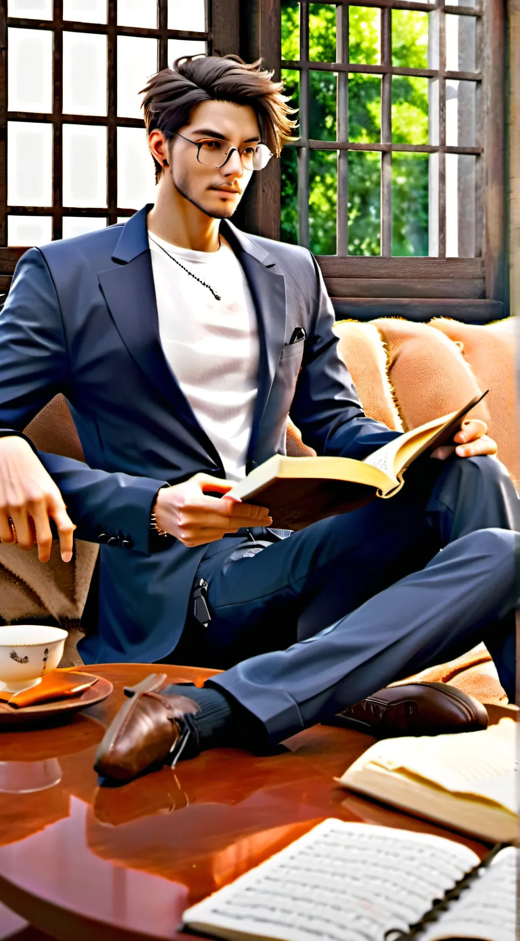 ai character: Please let  background