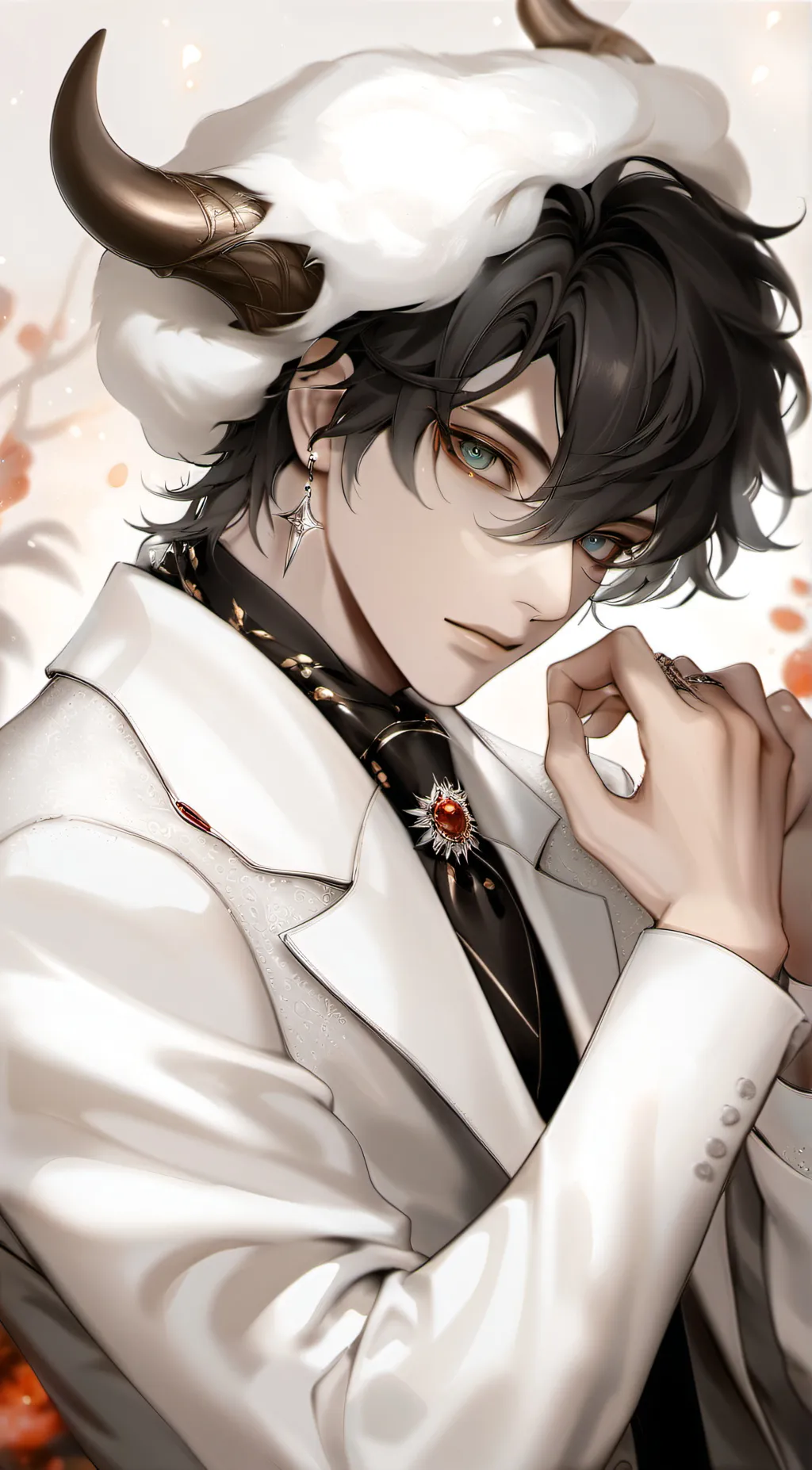 ai character: ¥~Lucifer~¥ background