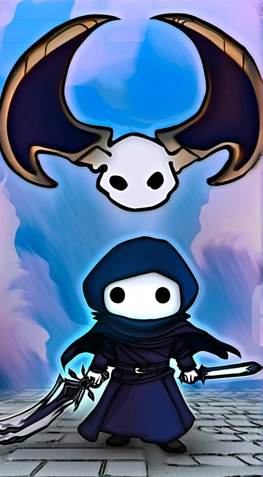 ai character: Hollow knight background