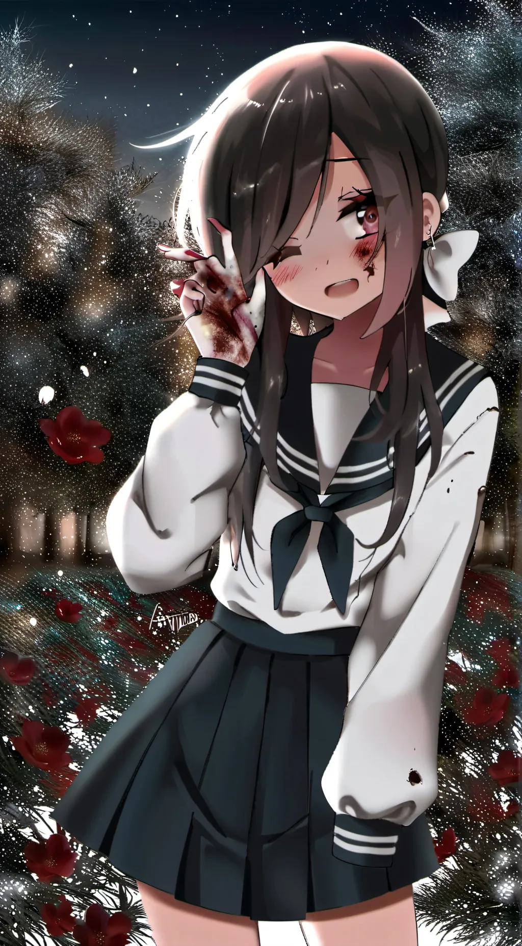 ai character: Star background