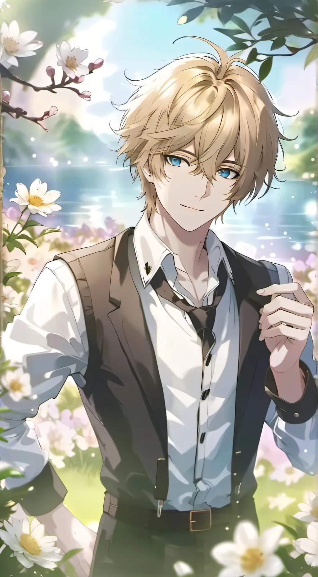 ai character: Steve. background