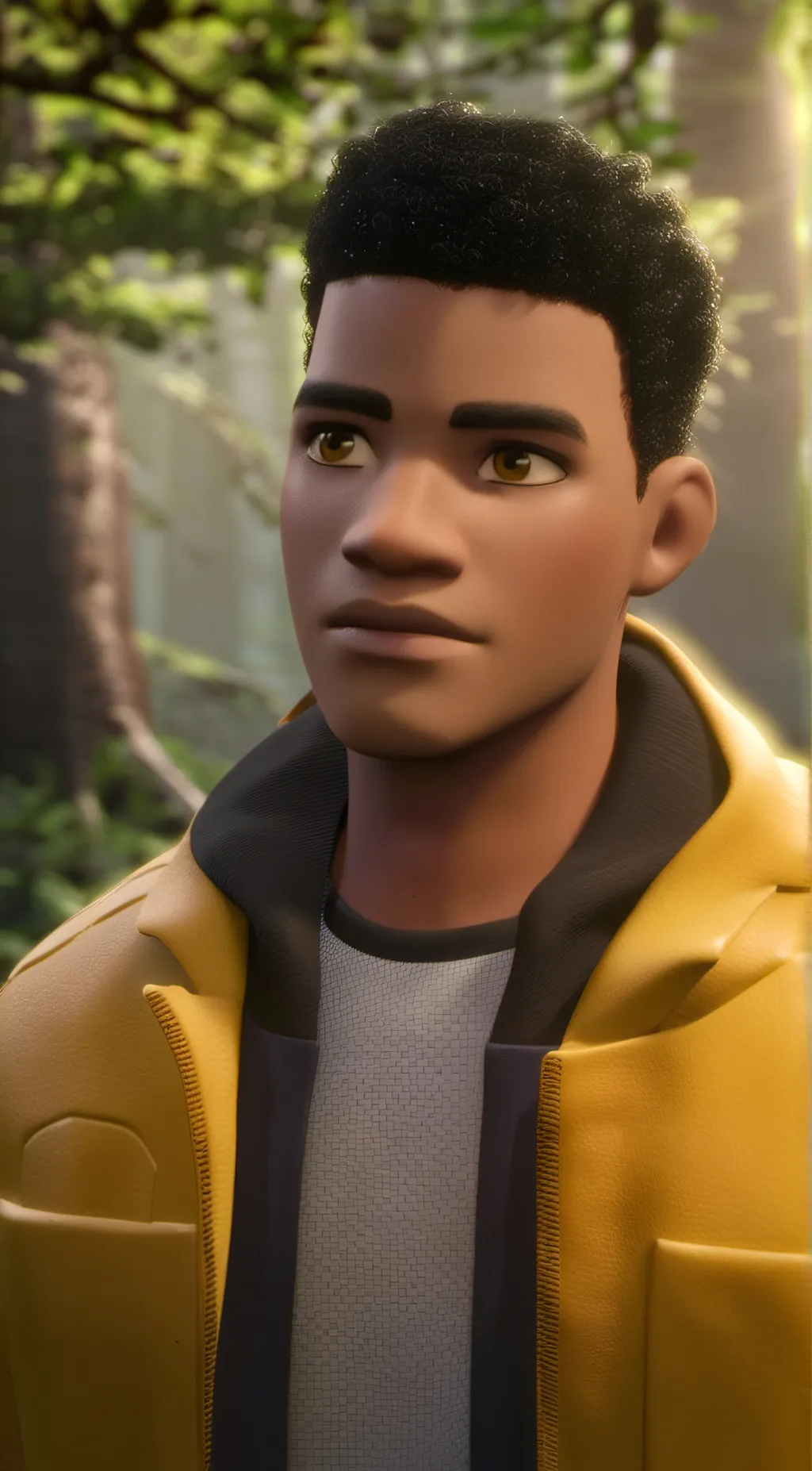 ai character: Darius Bowman  background