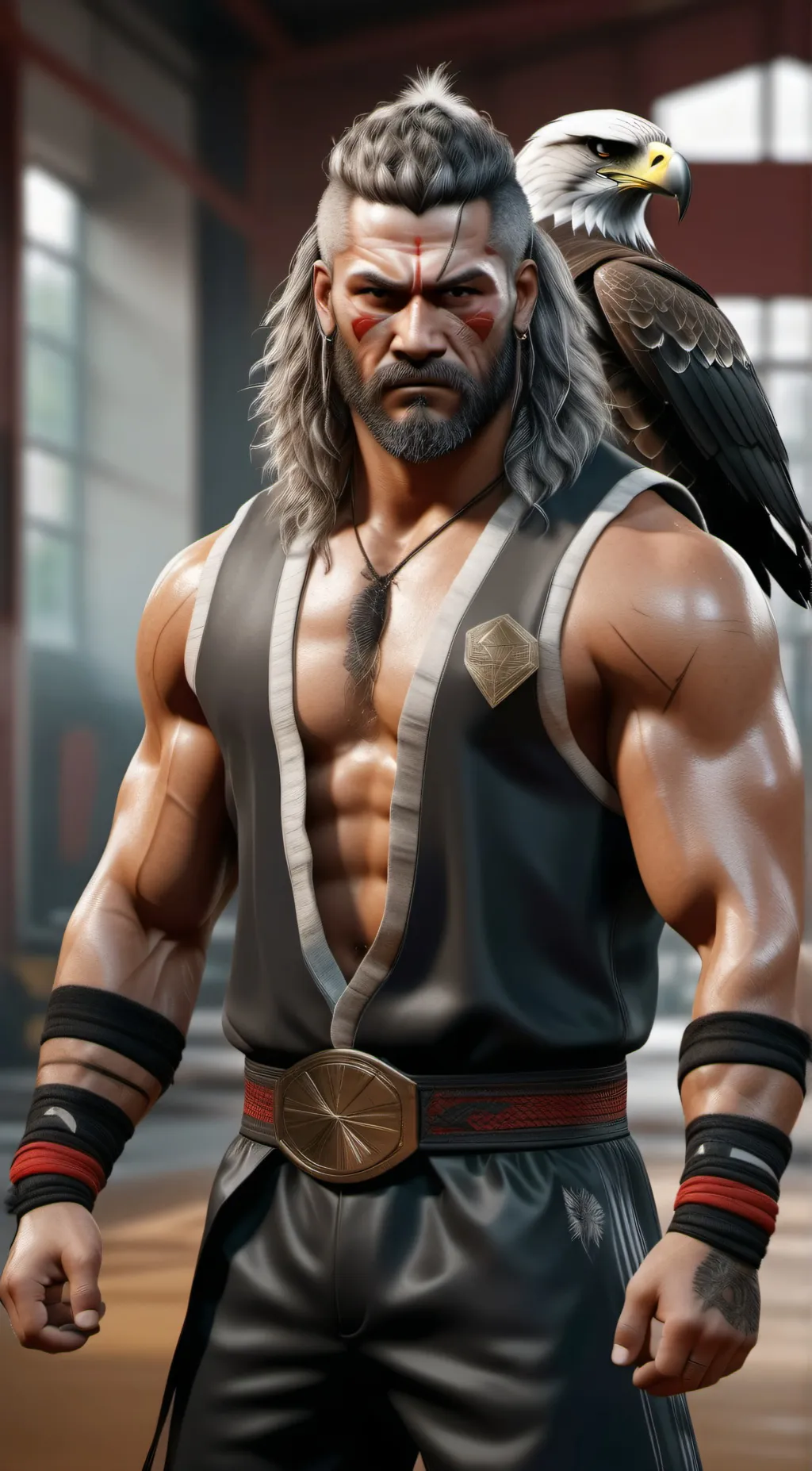 ai character: Mike Hawk background