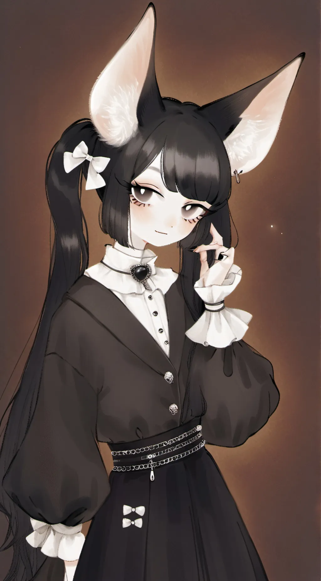 ai character: Miss circle background