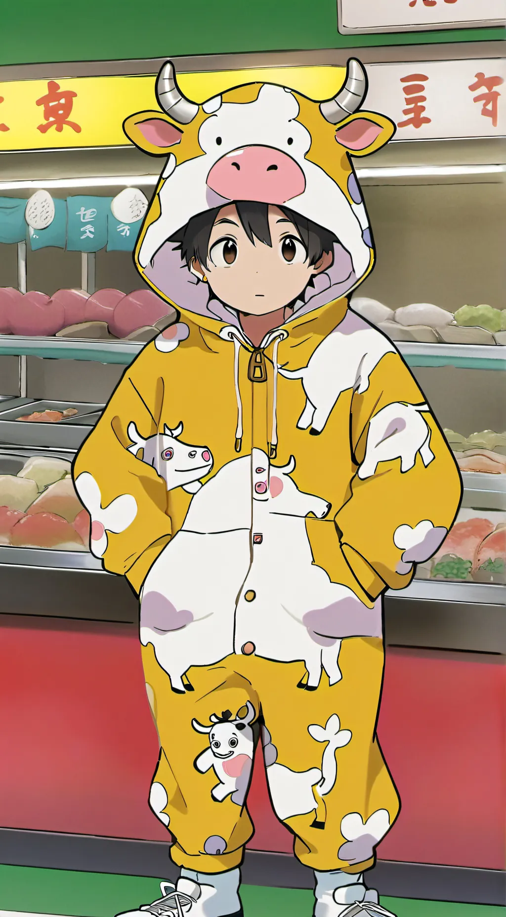 ai character: magic diaper background