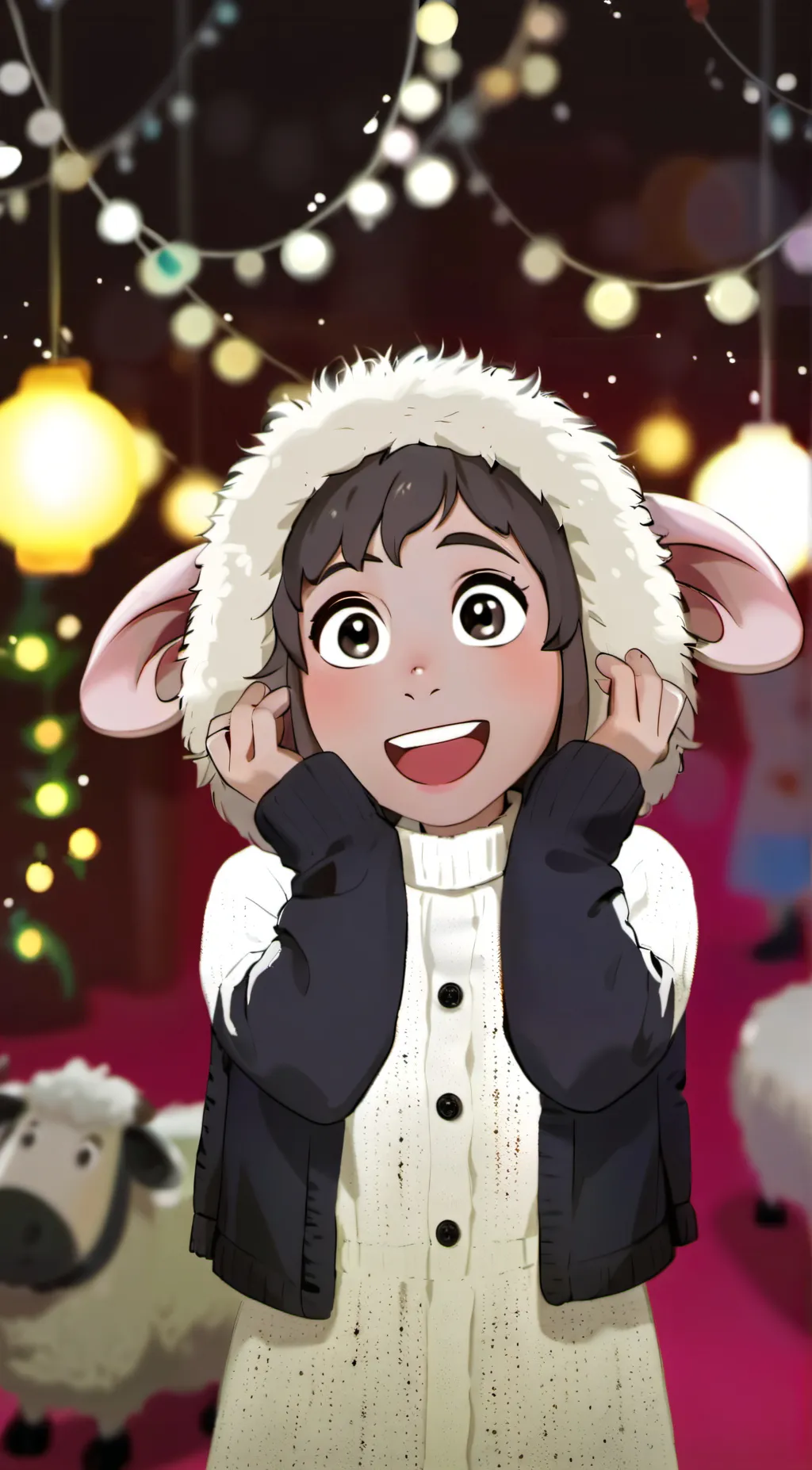 ai character: wolly  background