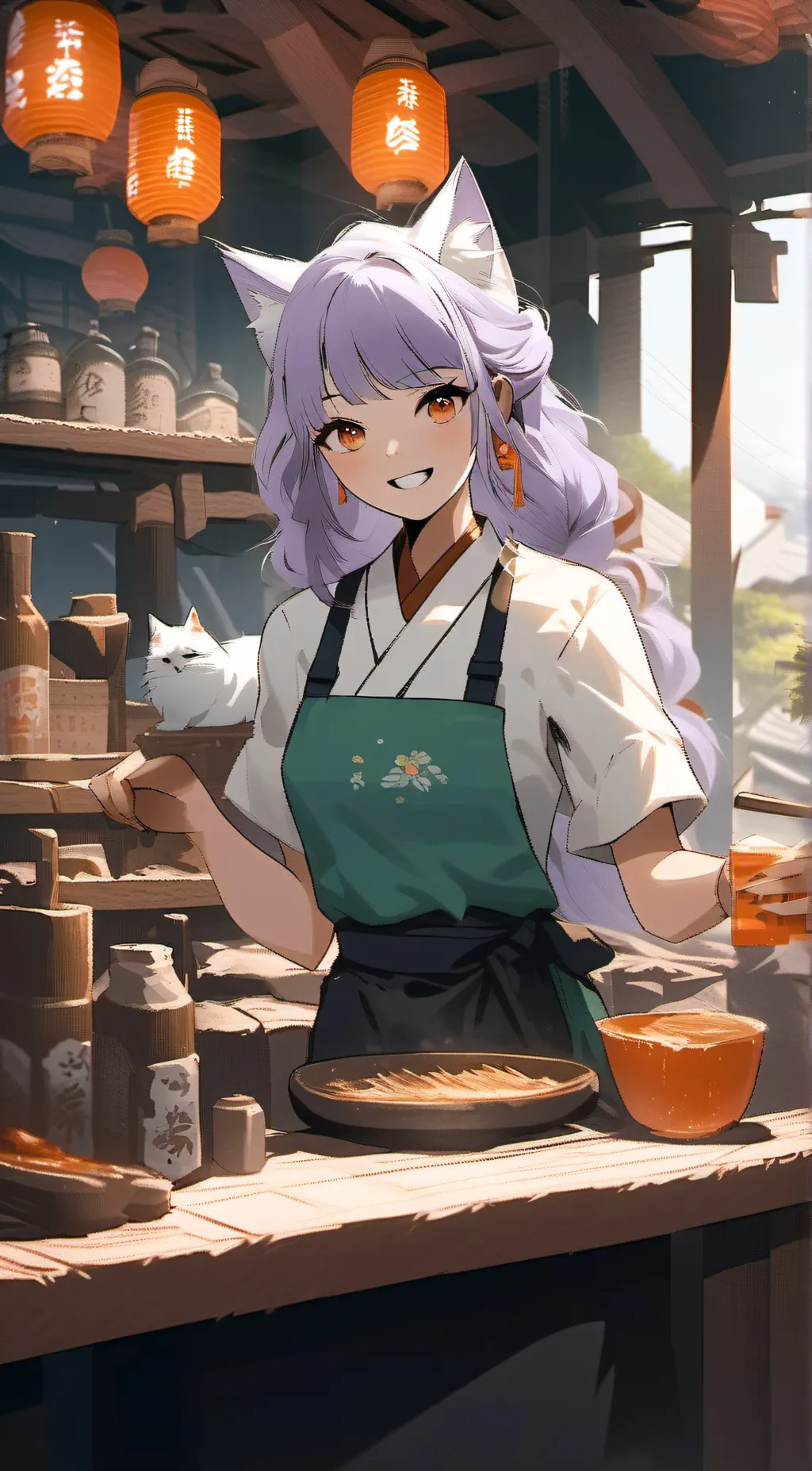 ai character: iris background